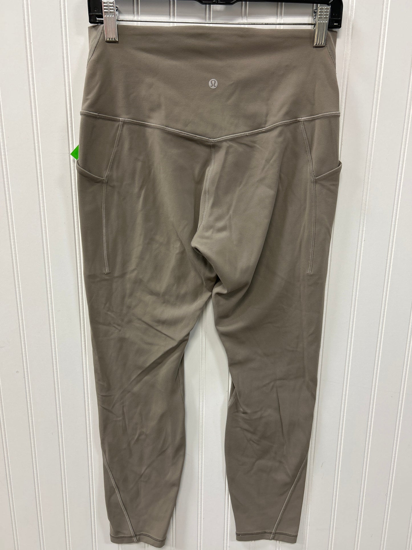 Athletic Leggings By Lululemon In Tan, Size:10