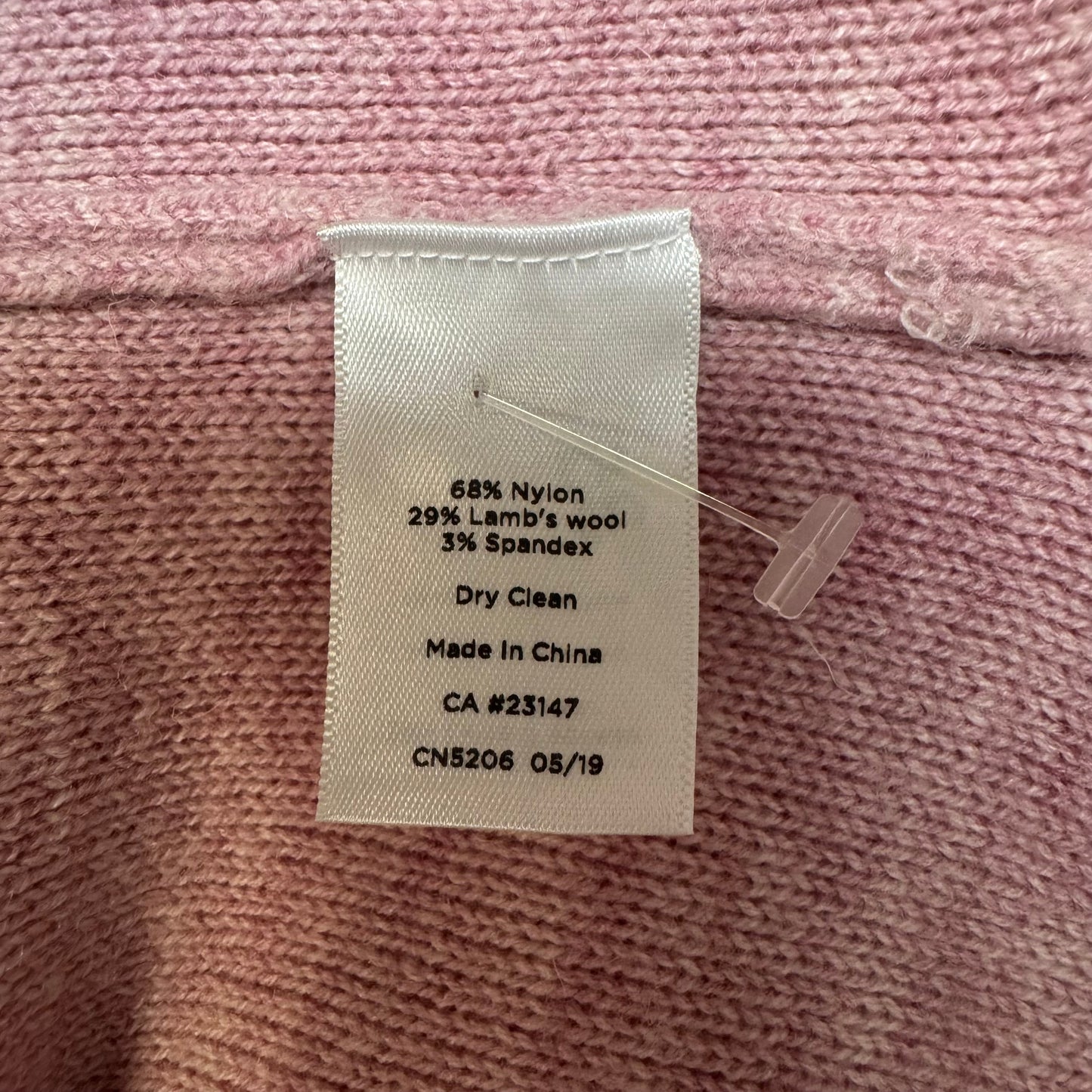 Sweater Cardigan By Talbots In Pink, Size: Mp