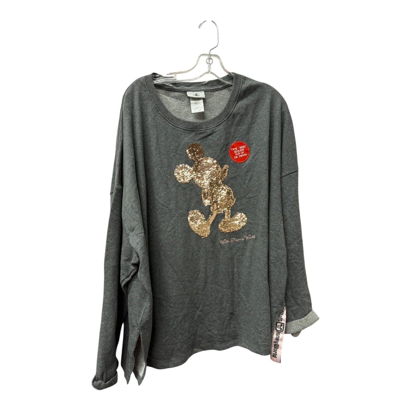 Top Ls By Disney Store In Grey, Size:2X
