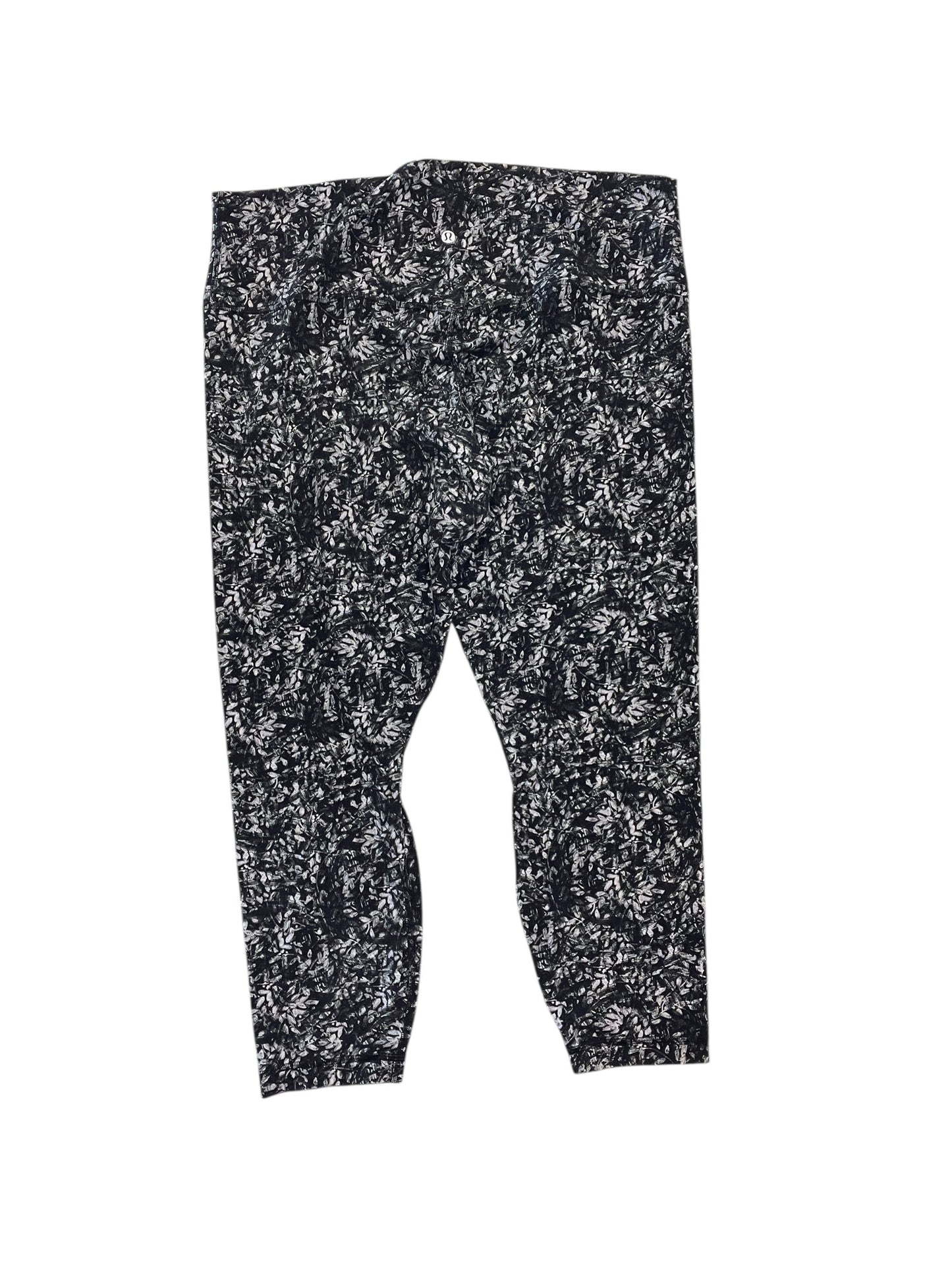 Athletic Leggings By Lululemon In Black, Size:1X