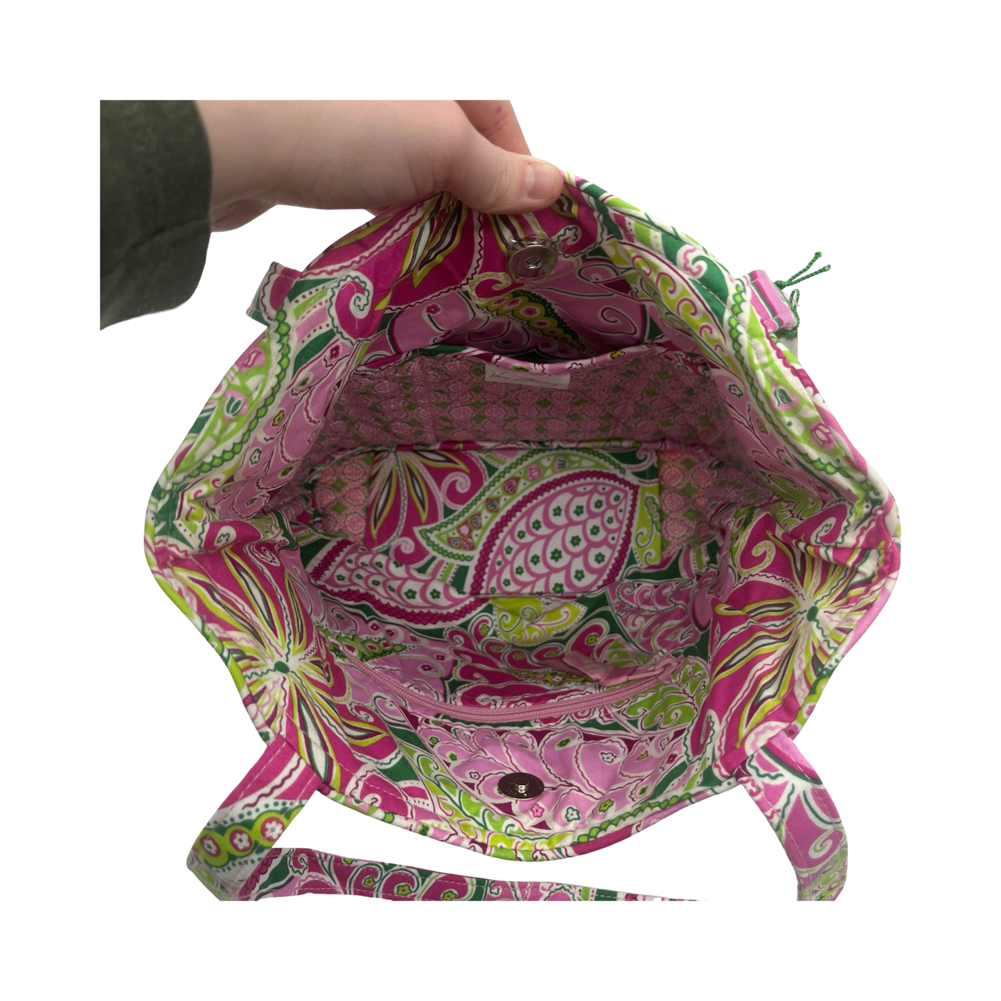 Handbag By Vera Bradley In Pink, Size:Medium