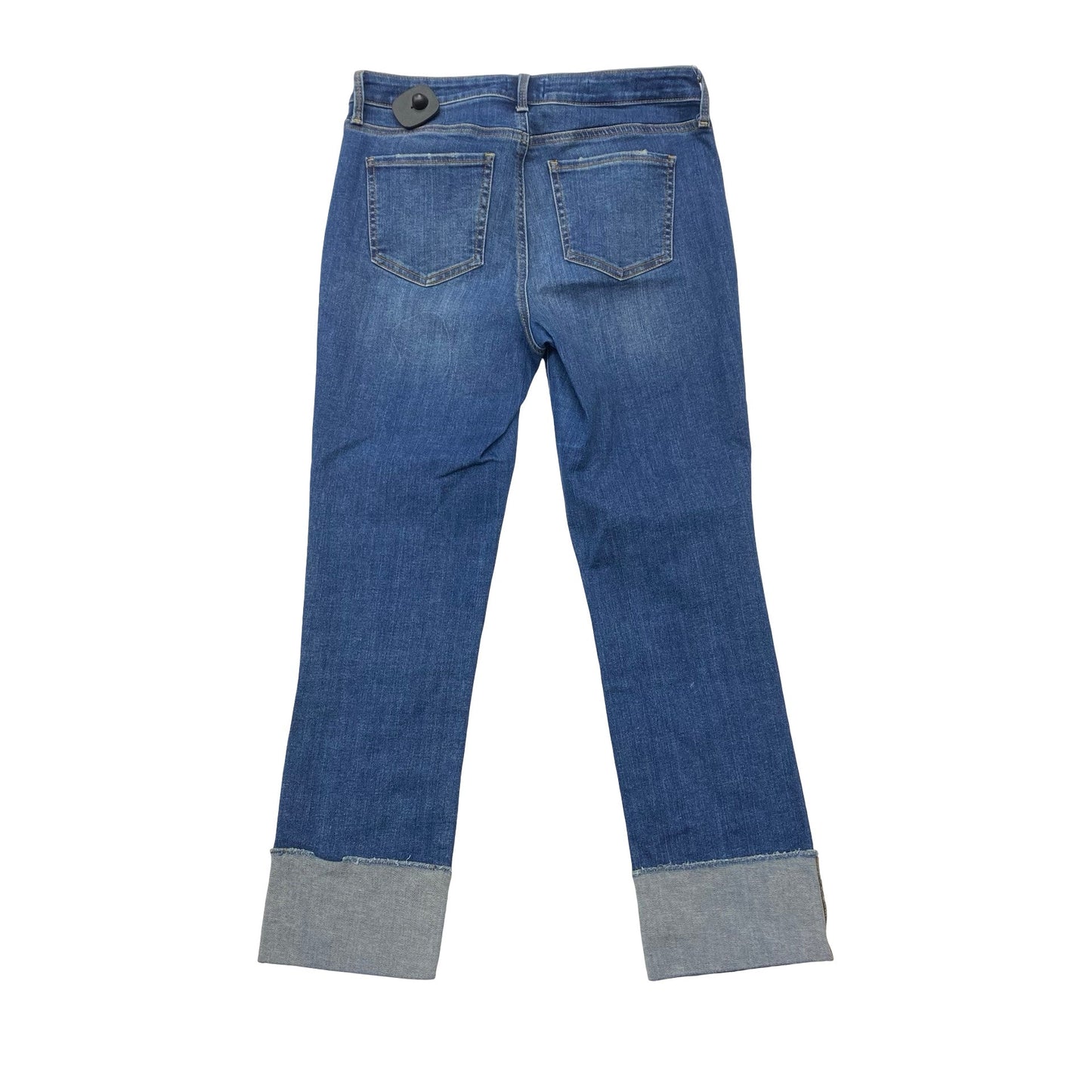 Jeans Straight By Not Your Daughters Jeans In Blue Denim, Size:4