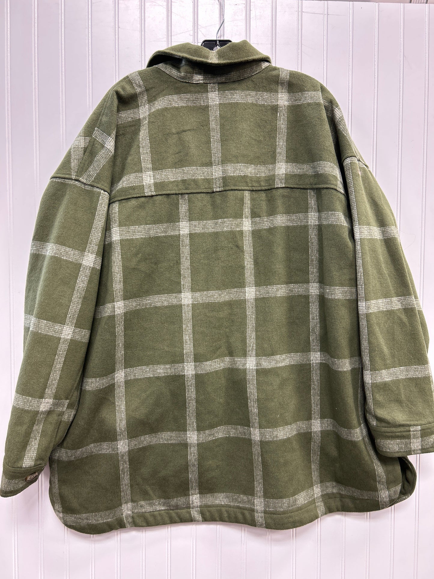 Jacket Fleece By Sonoma In Green, Size:2X