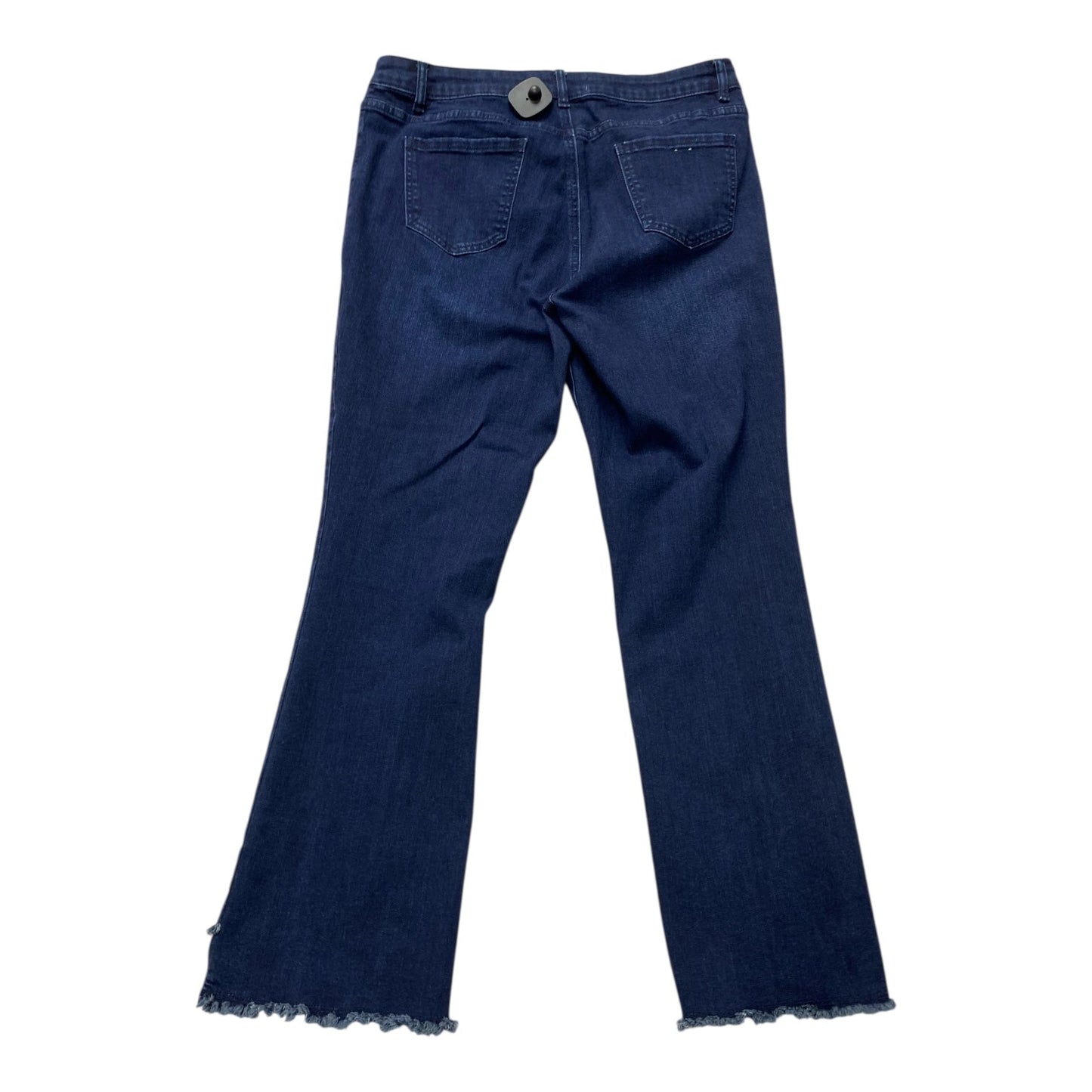Jeans Straight By Charlie B In Blue Denim, Size:12