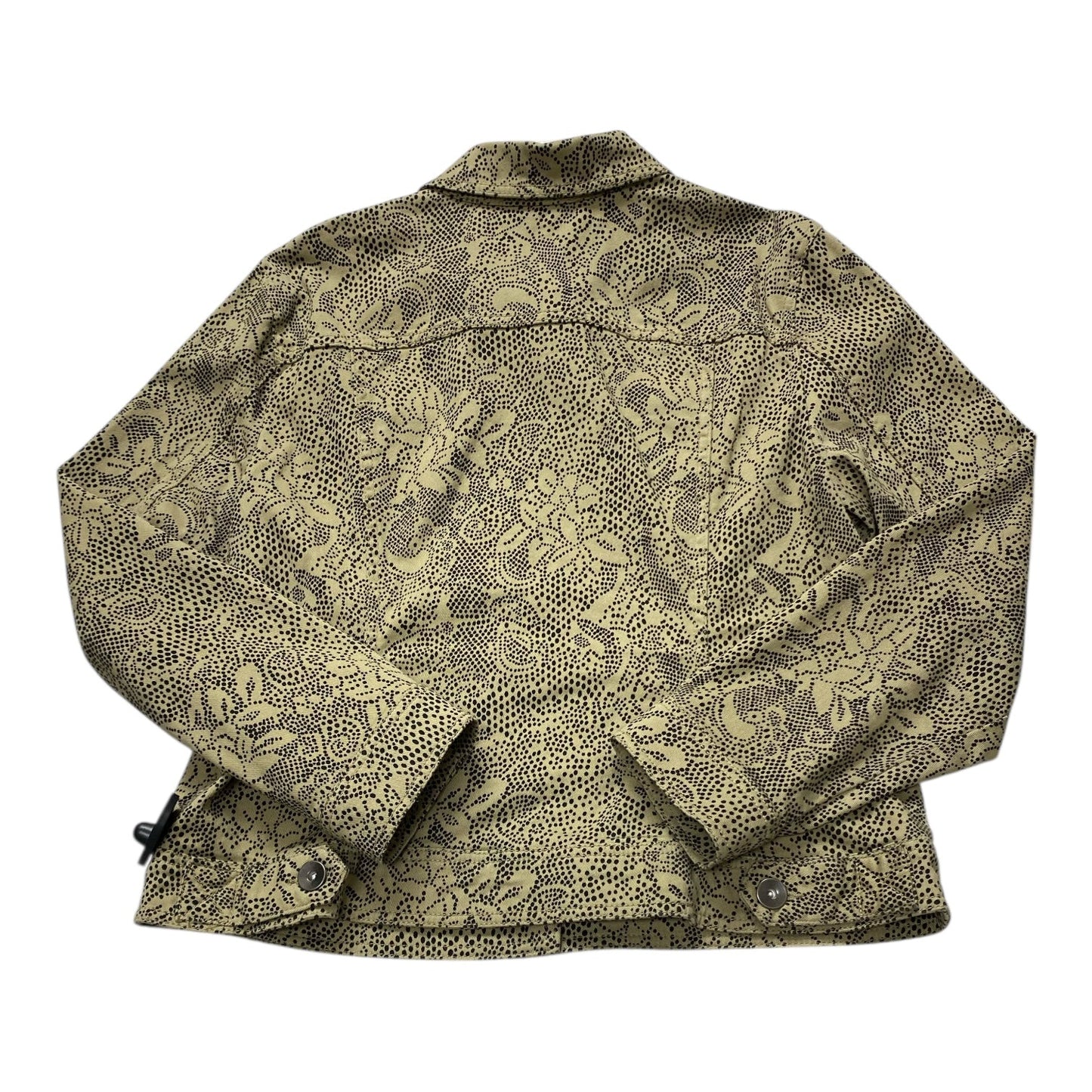 Jacket Denim By Christopher And Banks In Polkadot Pattern, Size:L