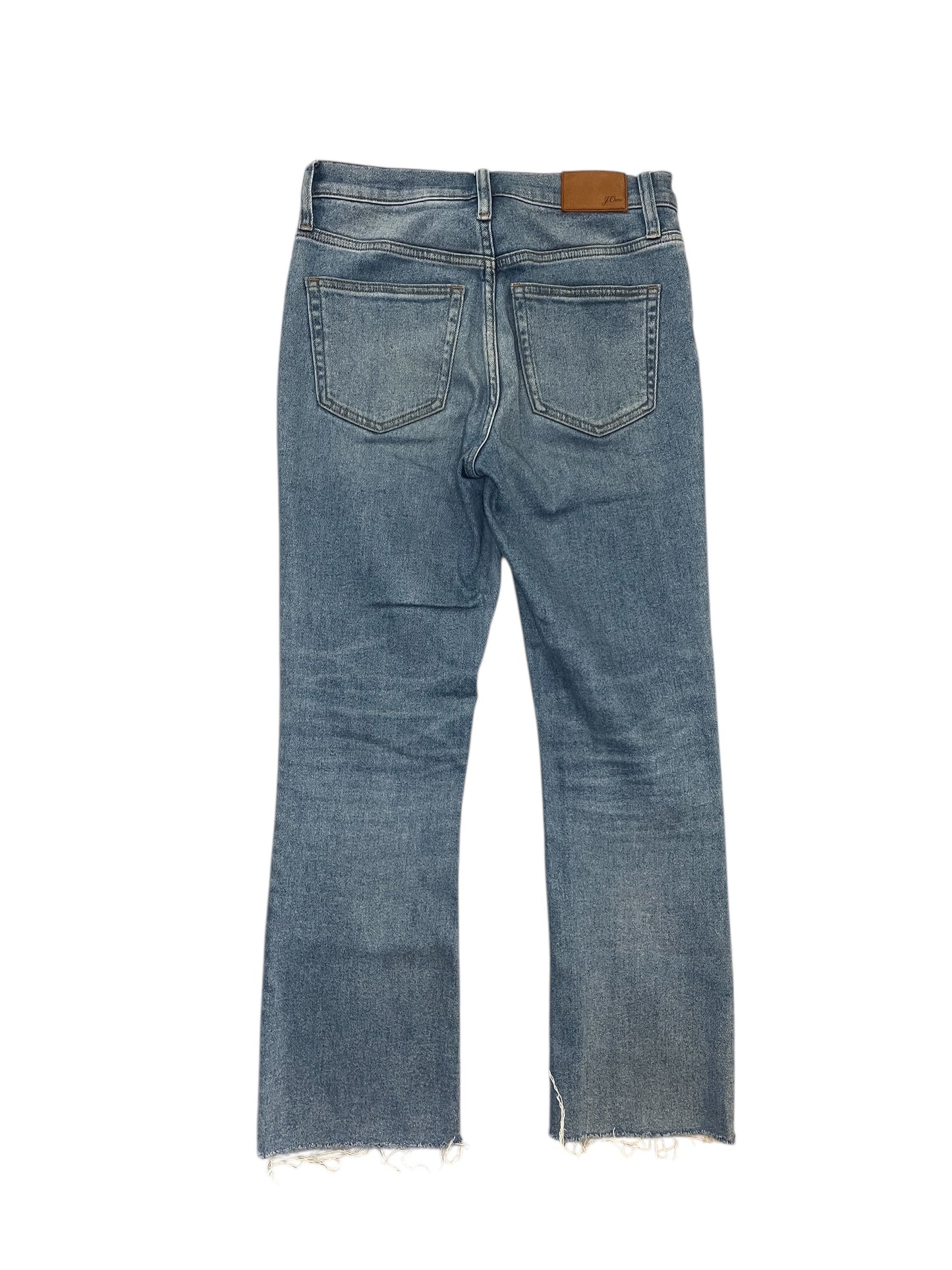 Jeans Straight By J. Crew In Blue Denim, Size:0