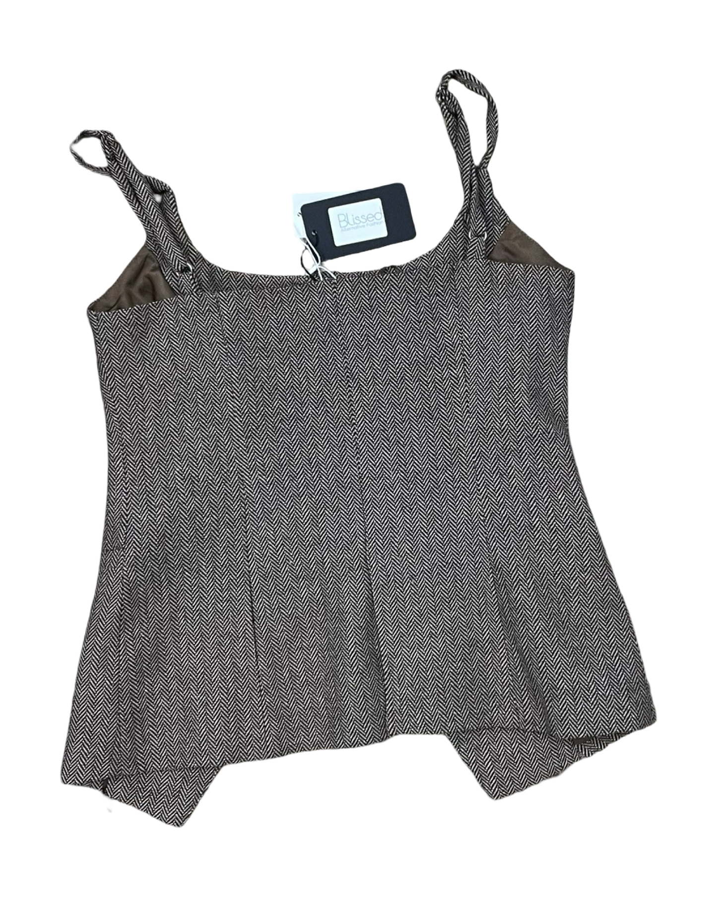 Top Sleeveless By Clothes Mentor In Brown, Size:S