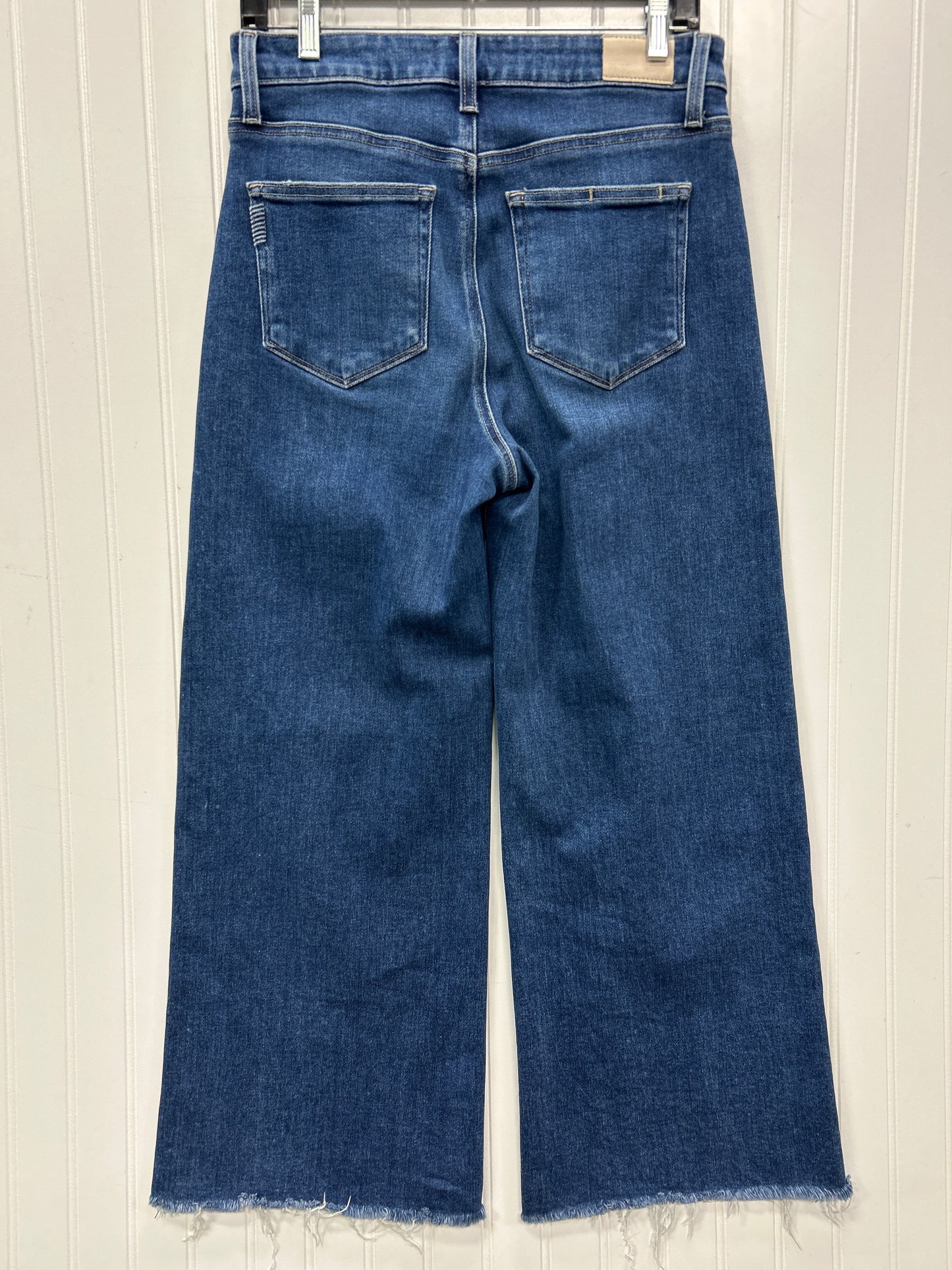 Jeans Wide Leg By Paige In Blue Denim, Size:6