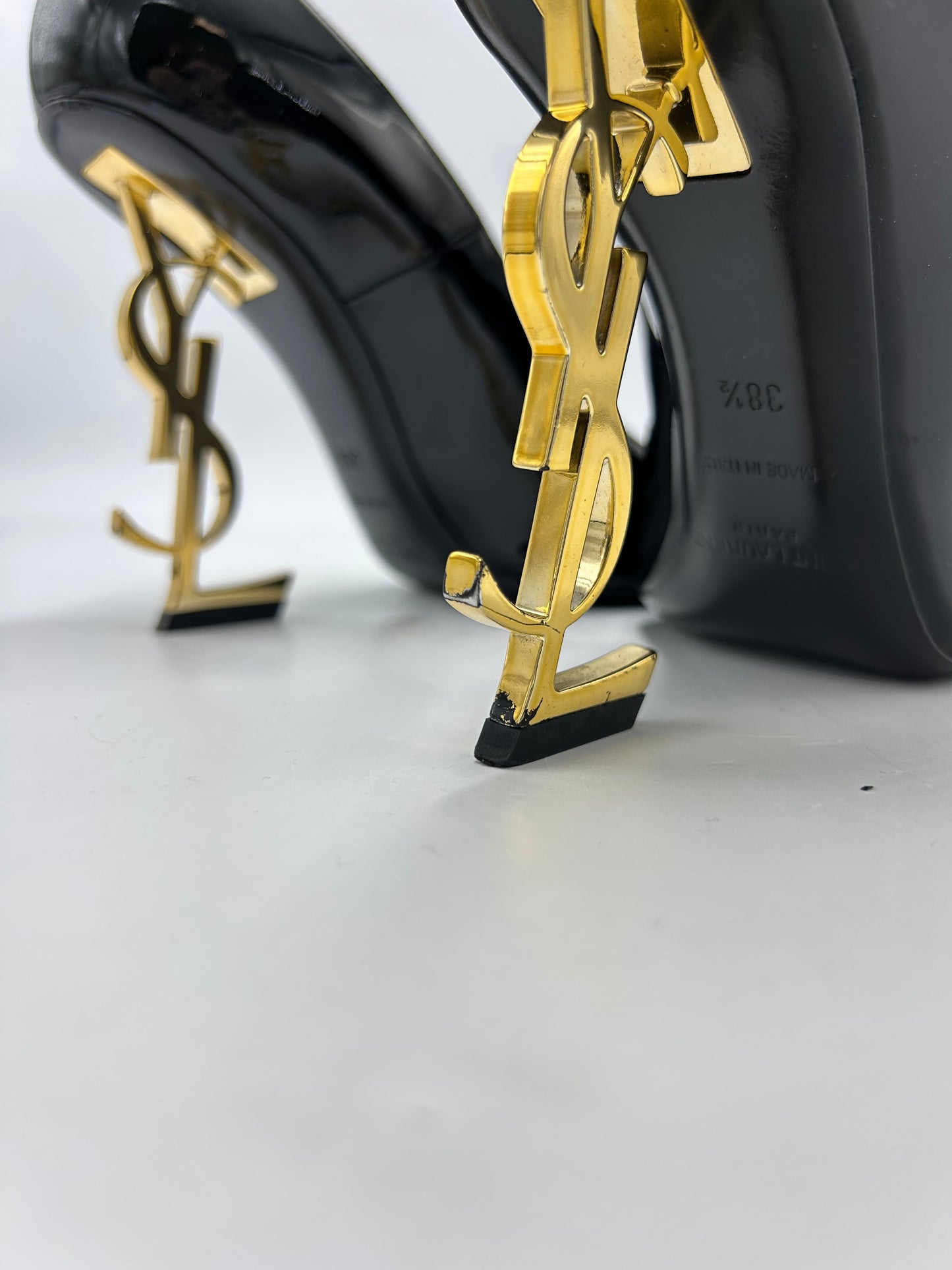 Yves Saint Laurent YSL Opyum Designer Heels, Size: 8.5