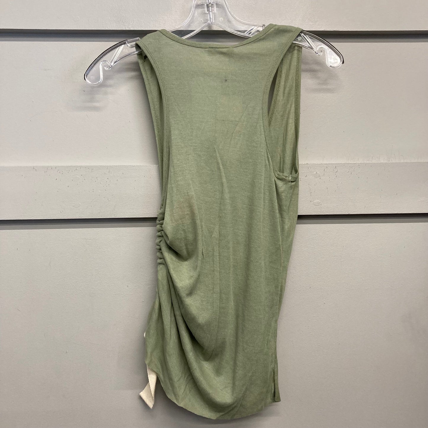 Top Sleeveless By Zara In Green, Size:L
