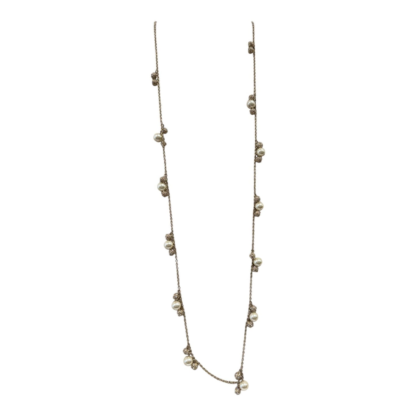 Necklace Other By Ann Taylor In Gold & White