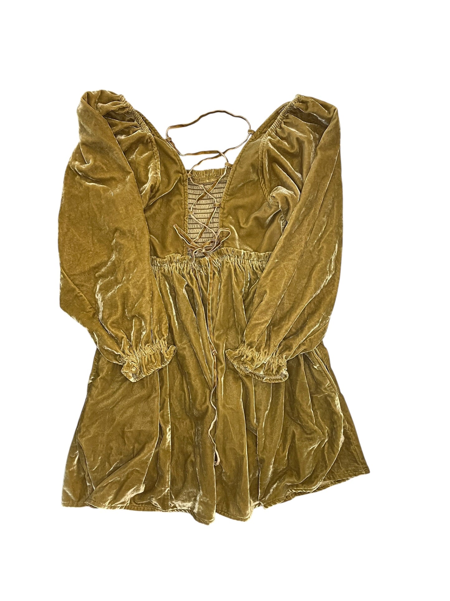 Dress Casual Short By Free People In Yellow, Size:Xs