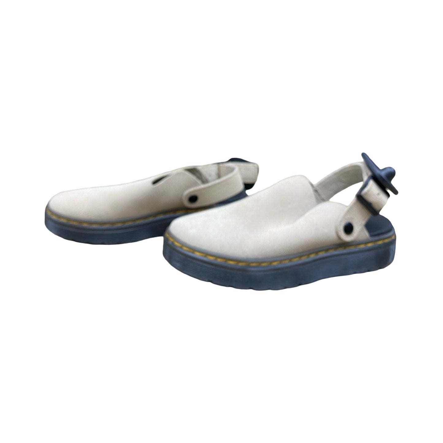 Shoes Designer By Dr Martens In Cream, Size:5