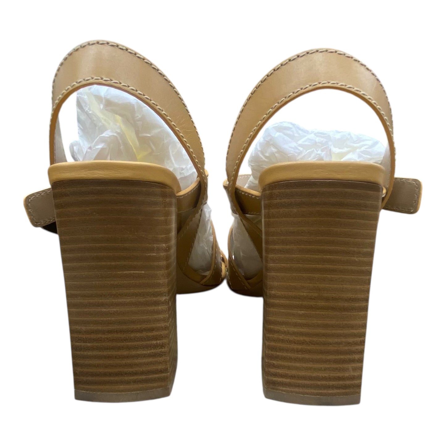 Sandals Designer By Michael Kors In Tan, Size:8.5