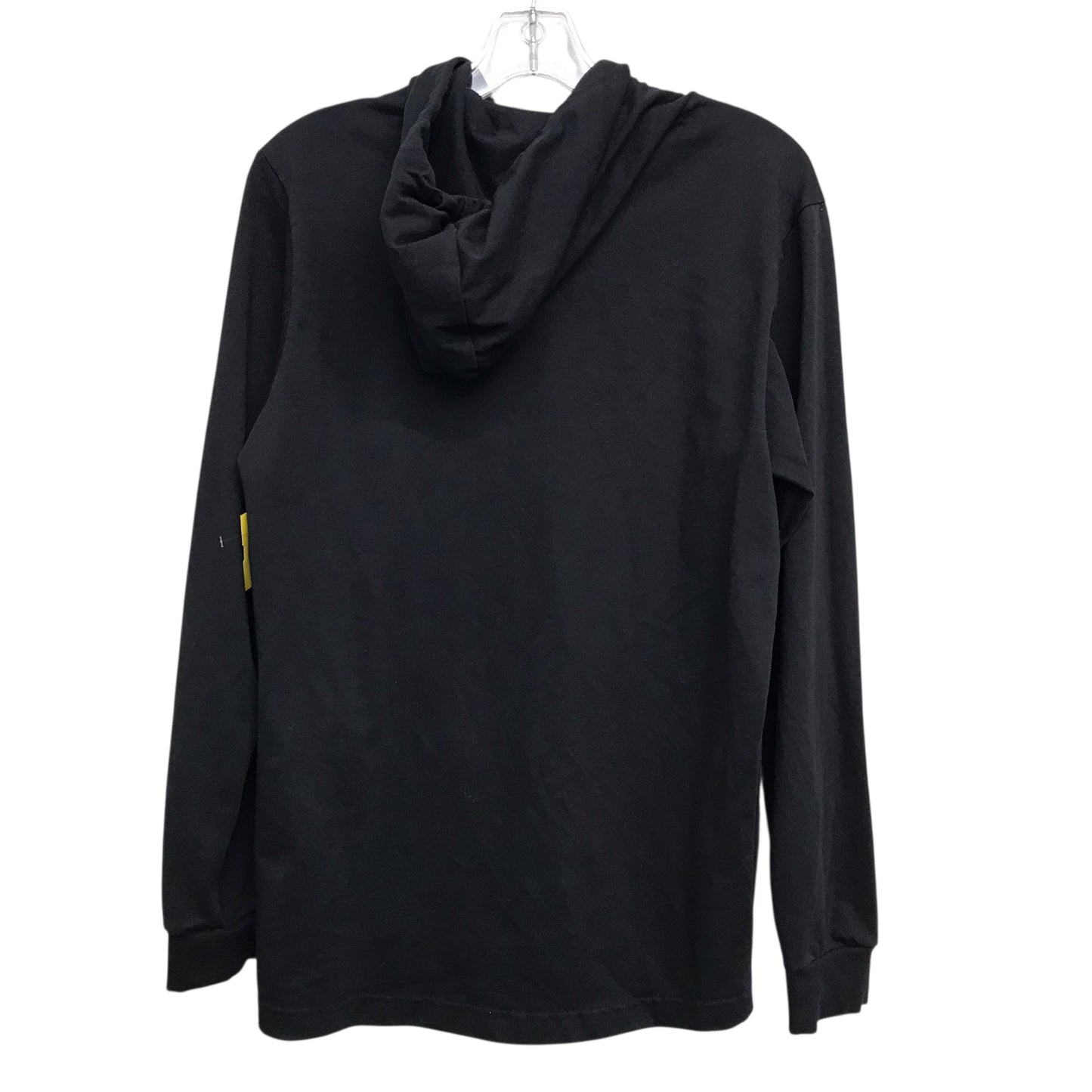 Athletic Top Ls Hoodie By Adidas In Black & White, Size:S