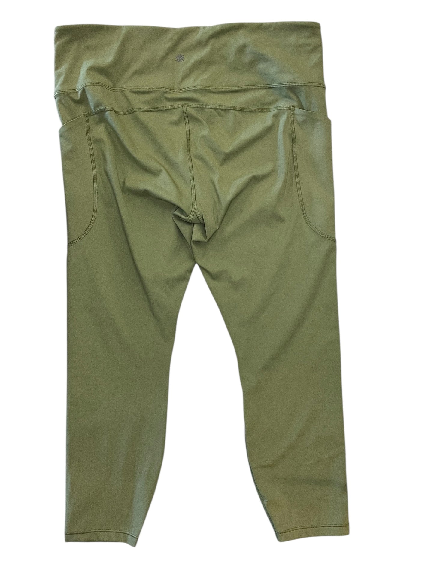 Athletic Leggings Capris By Athleta In Green, Size:Xl