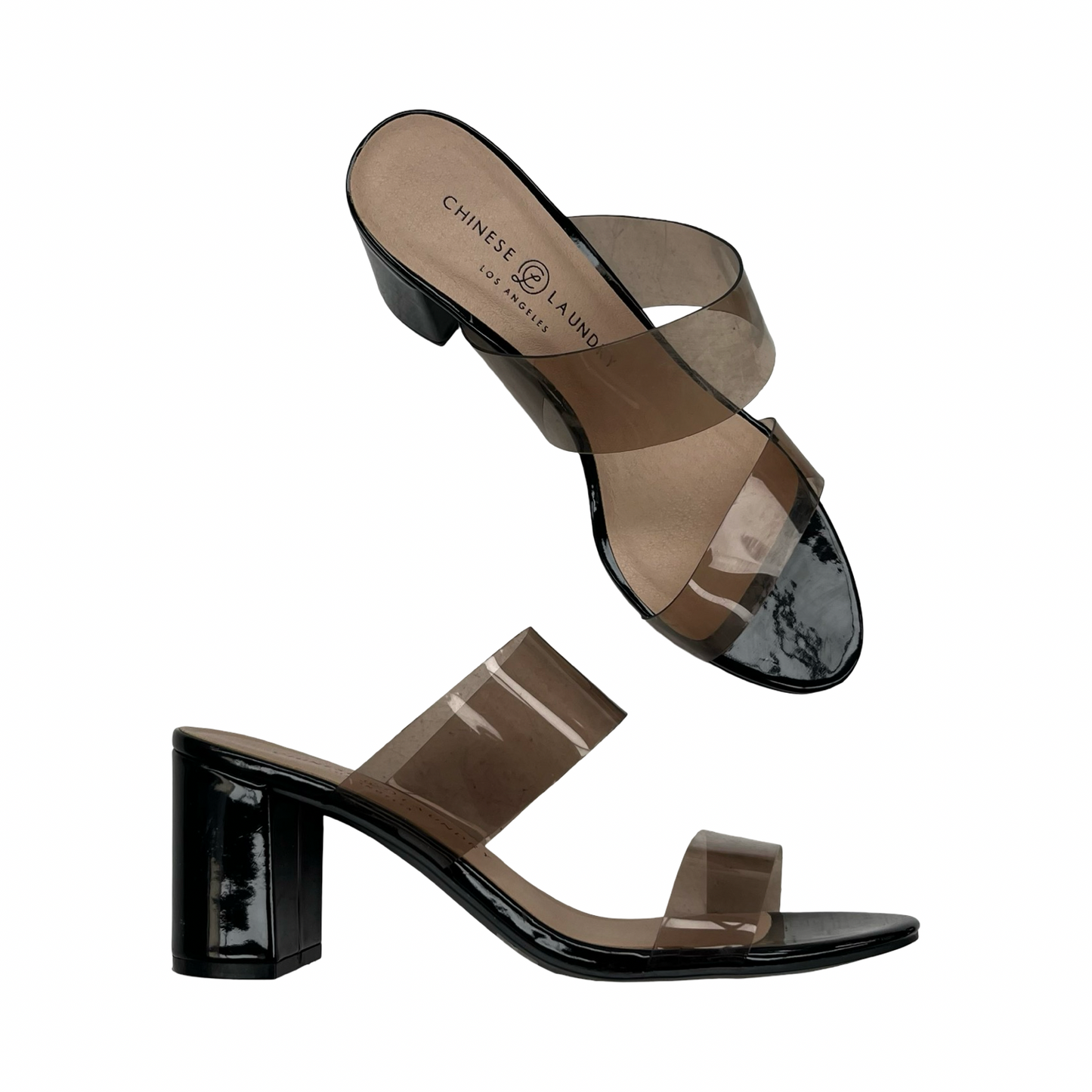 Sandals Heels Block By Chinese Laundry In Black, Size:8