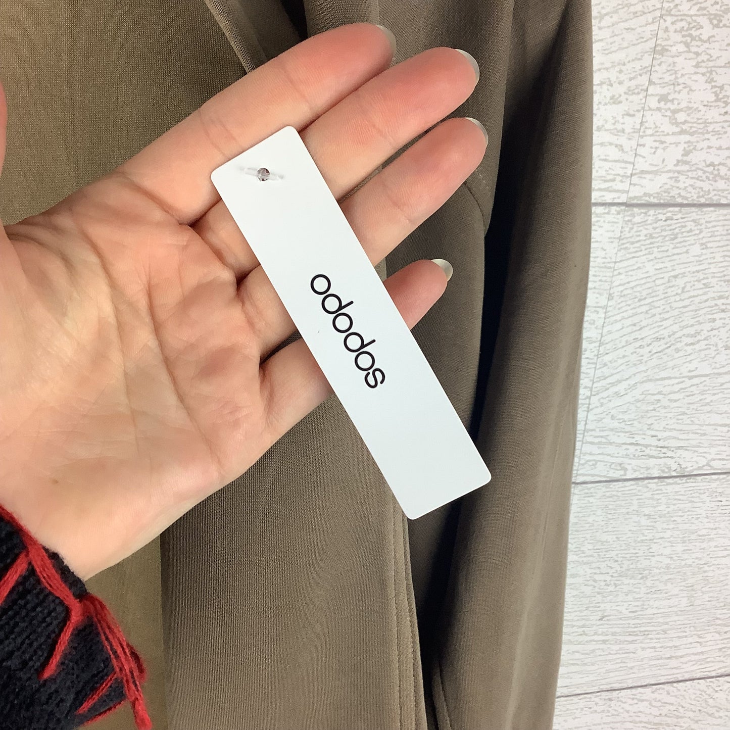 Cardigan By Ododos In Brown, Size: Xs