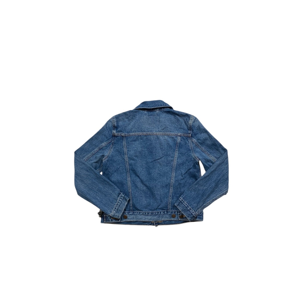 Jacket Denim By Levis In Blue Denim, Size:M