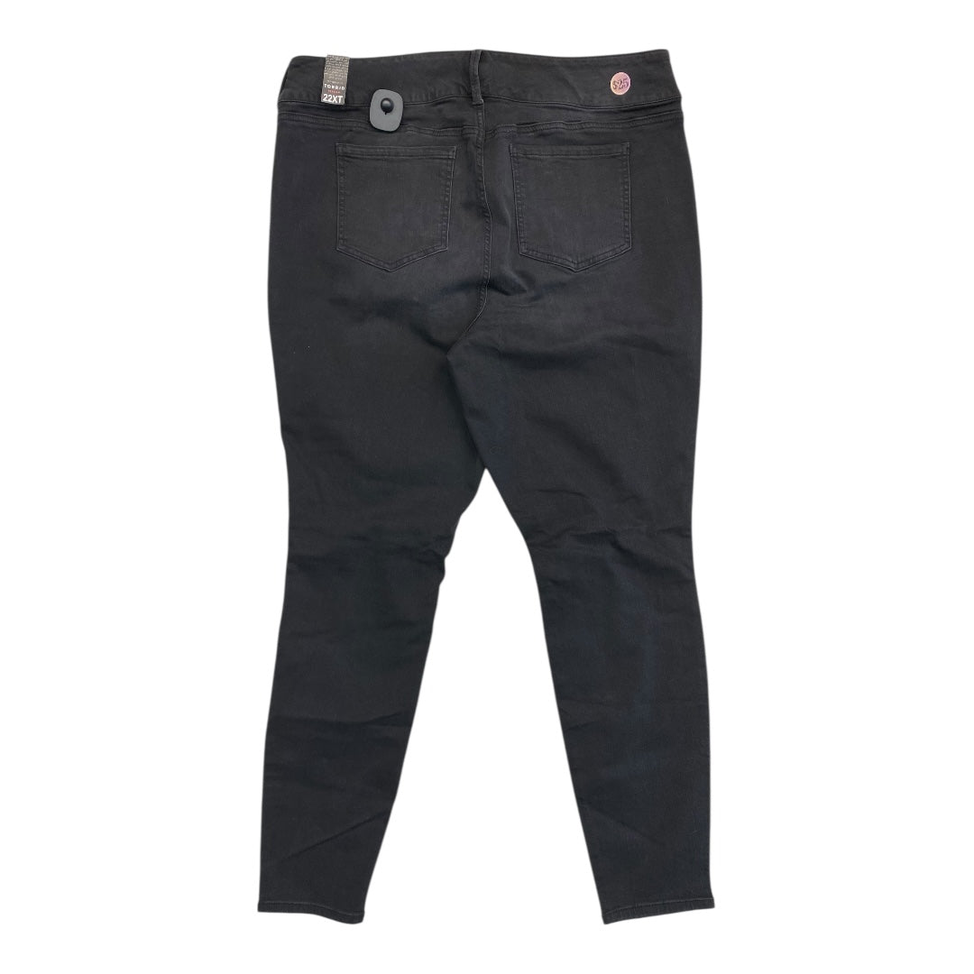 Jeans Skinny By Torrid In Black, Size:22