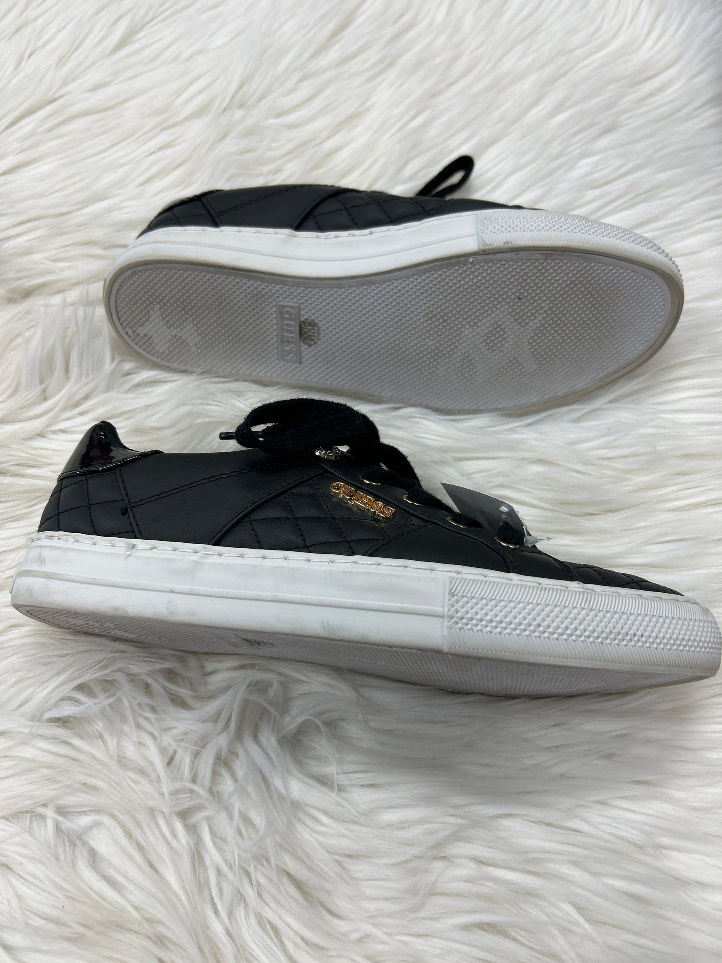 Shoes Sneakers By Guess In Black, Size:8.5