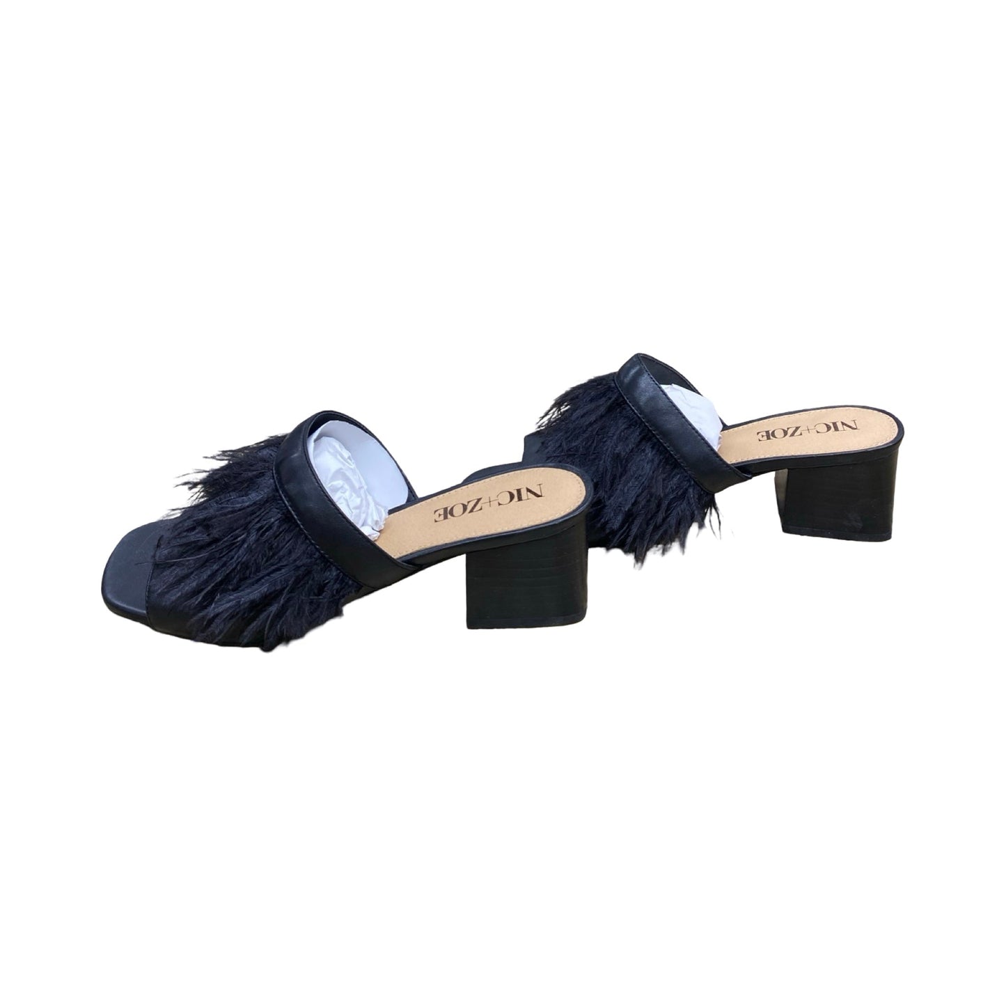 Shoes Heels Block By Nic + Zoe In Black, Size:8.5