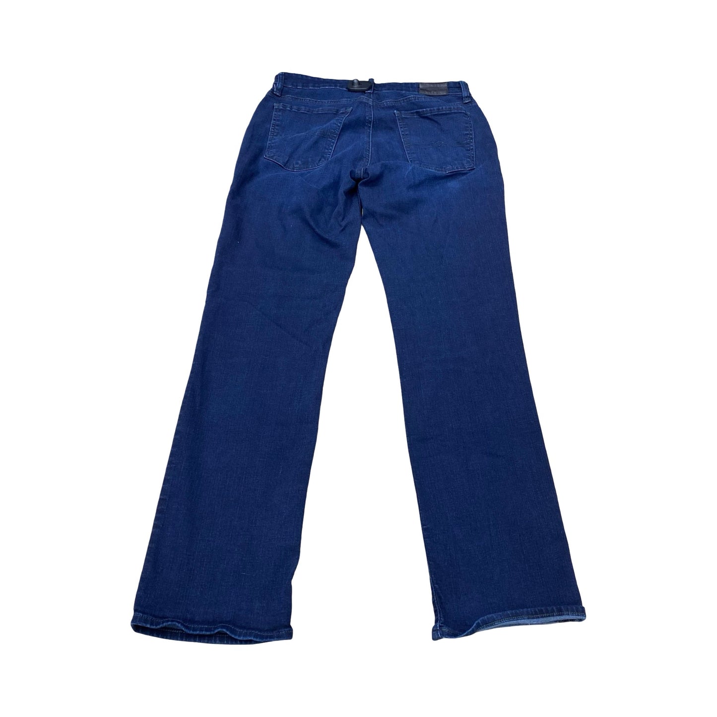 Jeans Straight By Lucky Brand In Blue Denim, Size:10