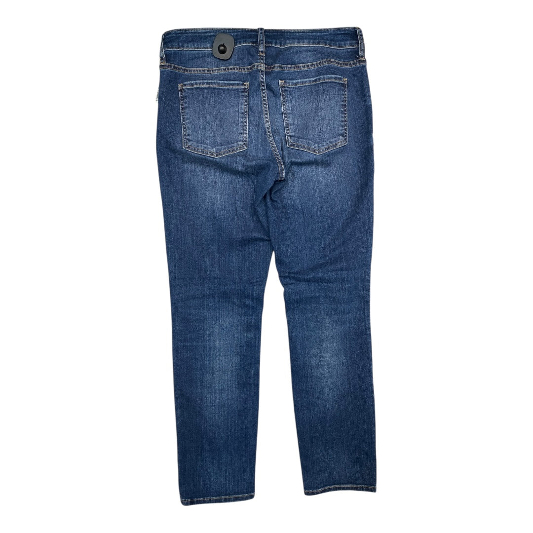 Jeans Straight By Kut In Blue Denim, Size:6