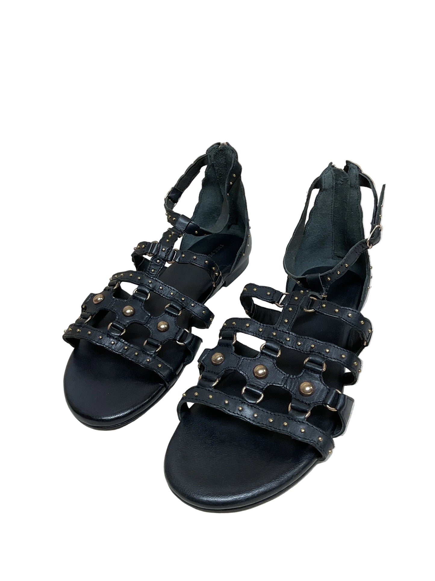 Sandals Flats By Free People In Black, Size:8