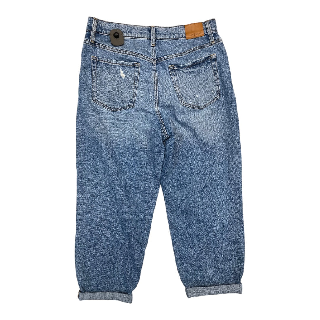 Jeans Wide Leg By Evereve In Blue Denim, Size:12