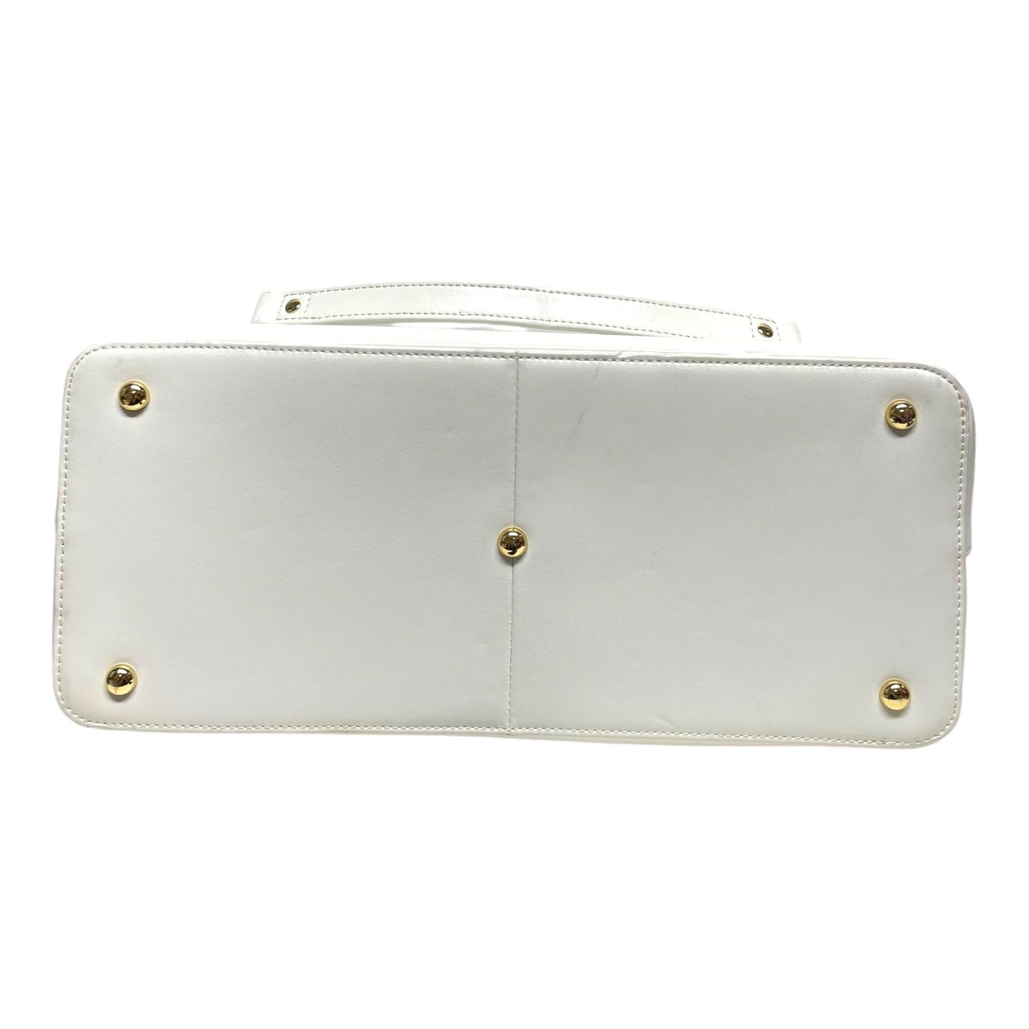 Handbag Leather By St. John, Size: Medium