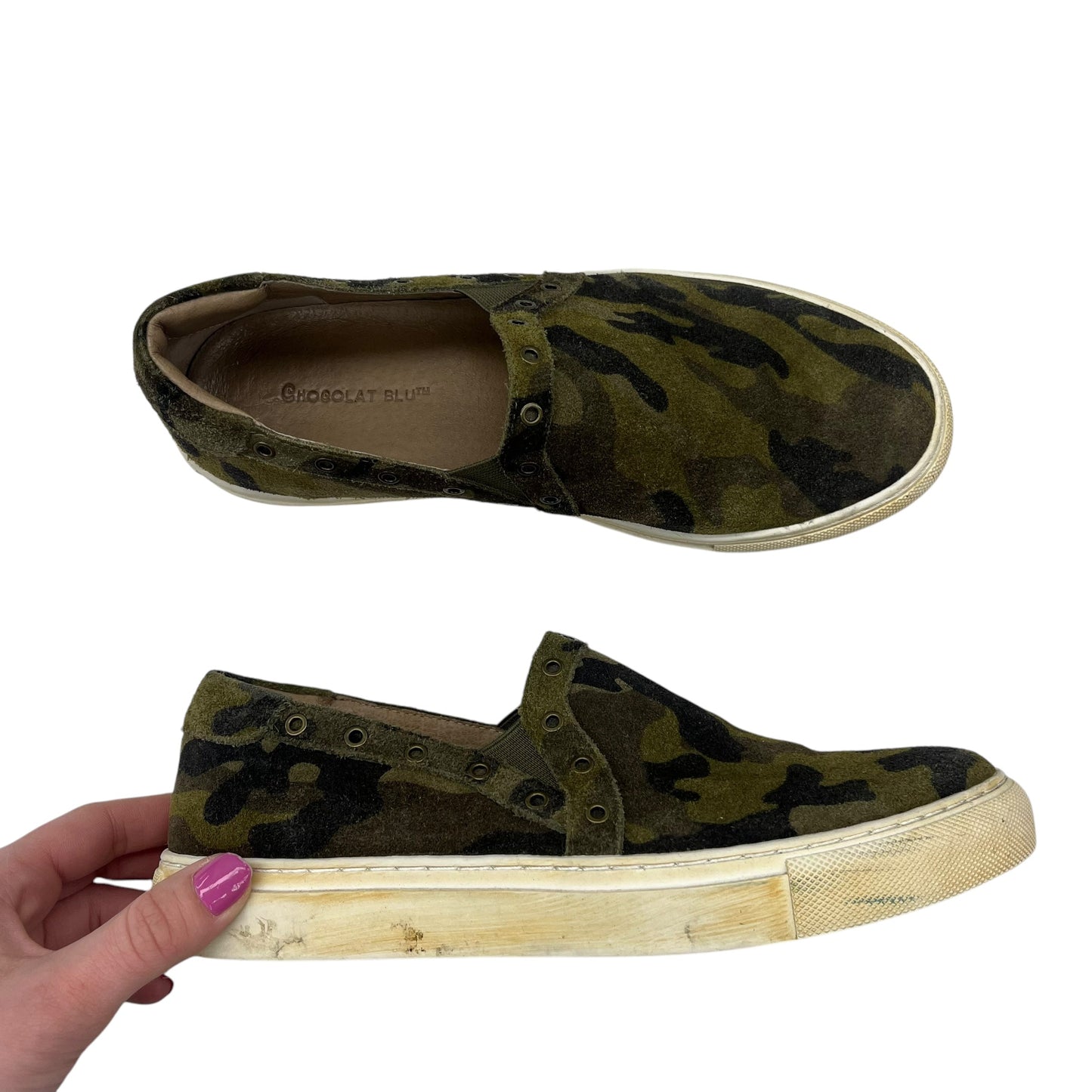 Shoes Flats By Cmb In Camouflage Print, Size:7.5
