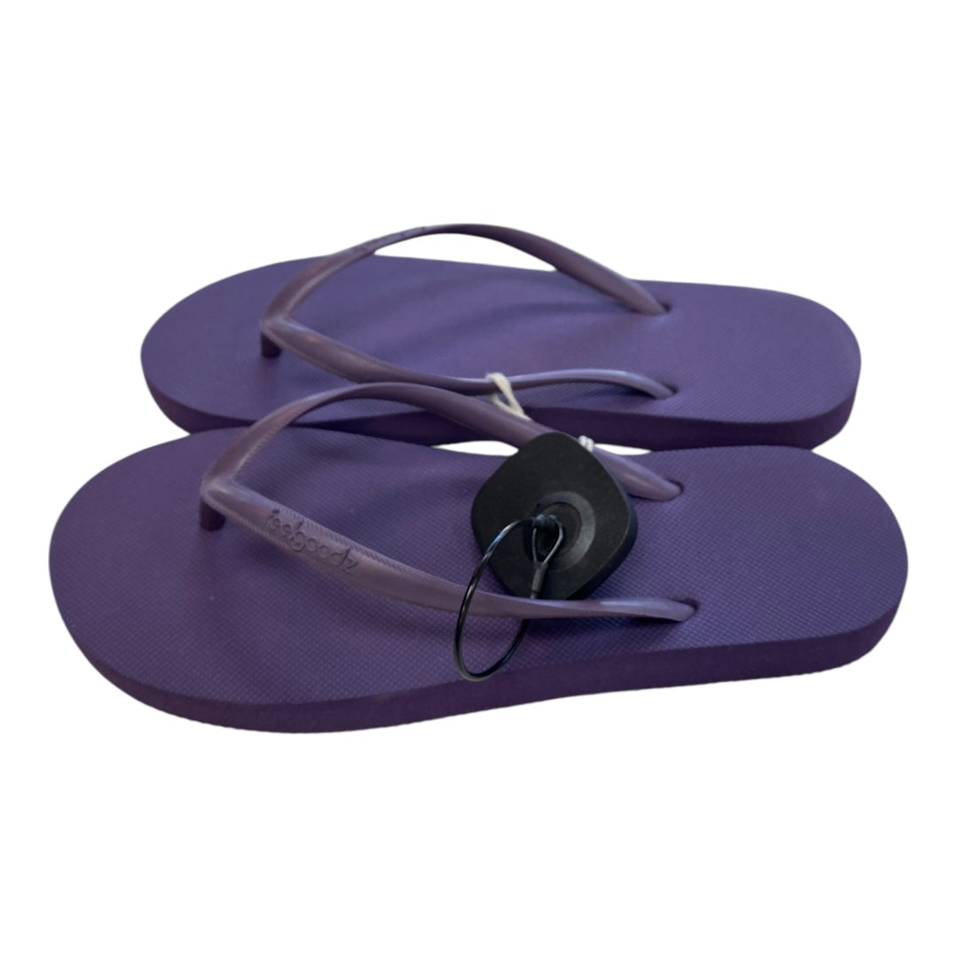 Sandals Flip Flops By Clothes Mentor In Purple, Size:7