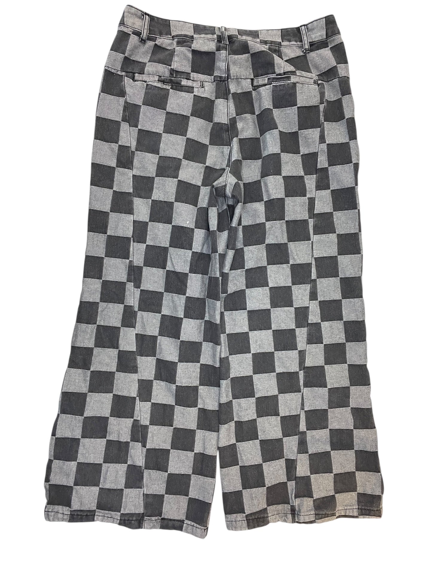 Jeans Wide Leg By Clothes Mentor In Grey, Size:16