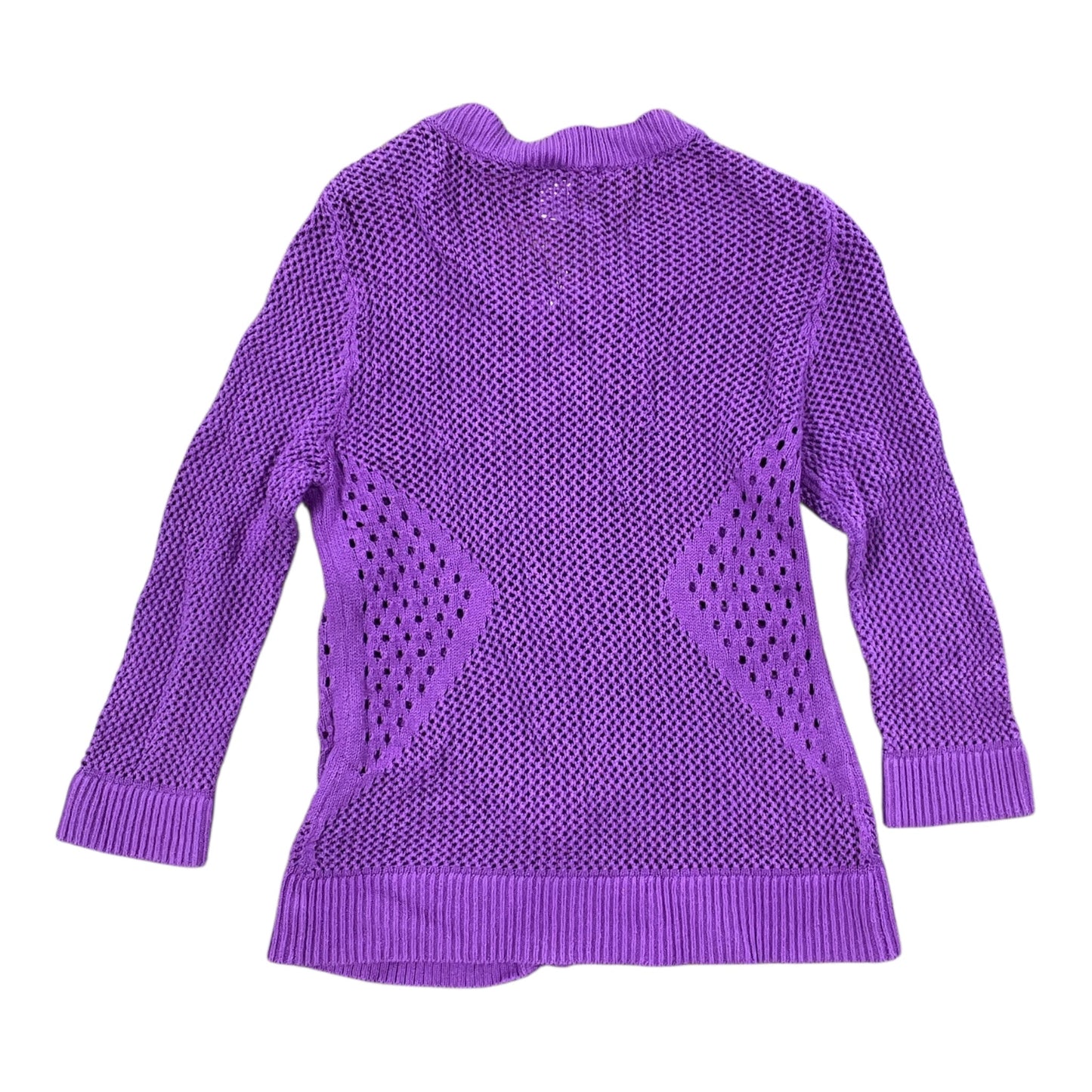 Cardigan By Christopher And Banks In Purple, Size:Sp