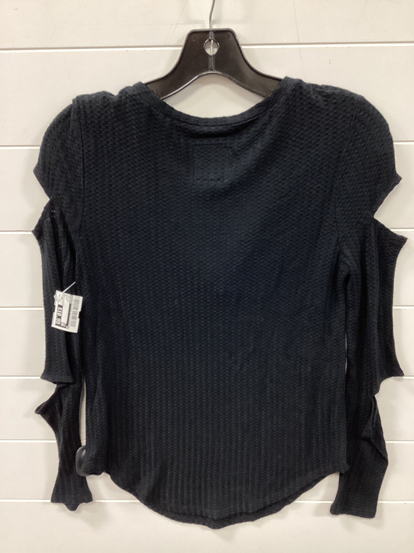 Top Ls By Chaser In Black, Size:Xs