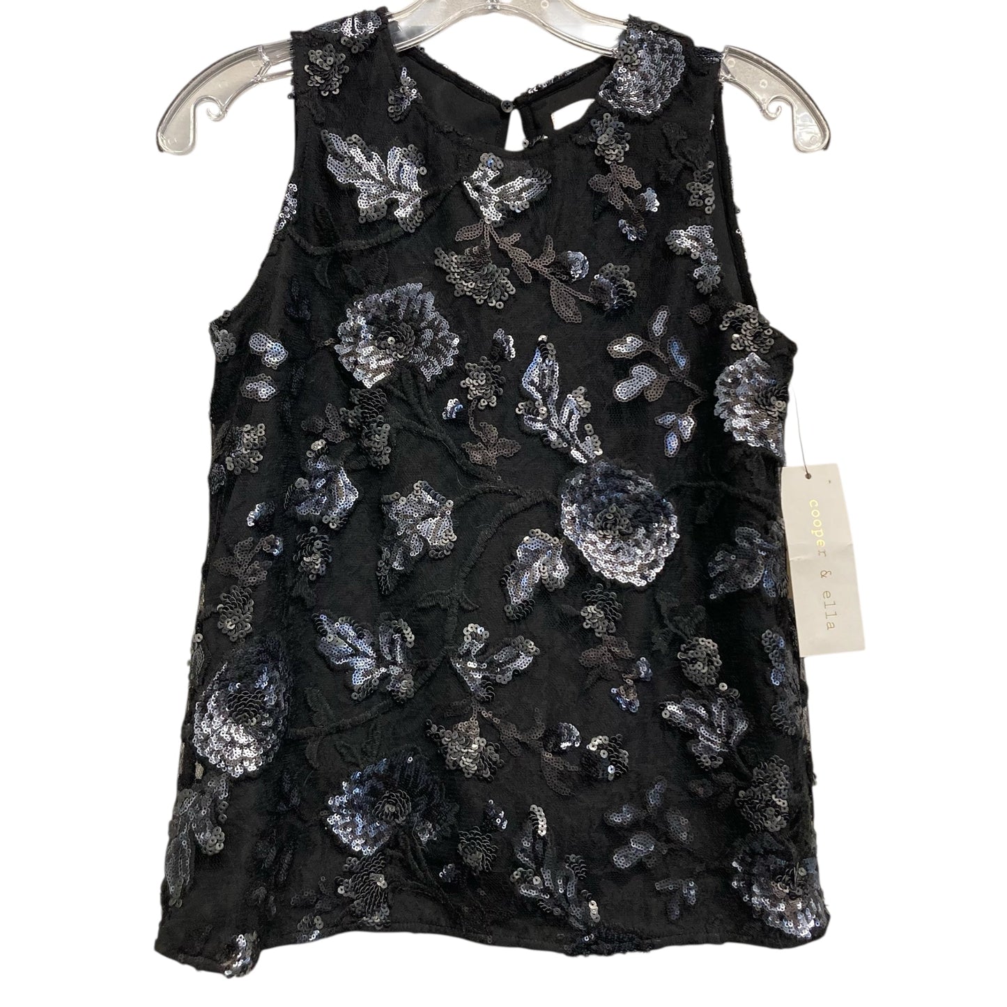 Top Sleeveless By Cooper & Ella In Black, Size:Xs