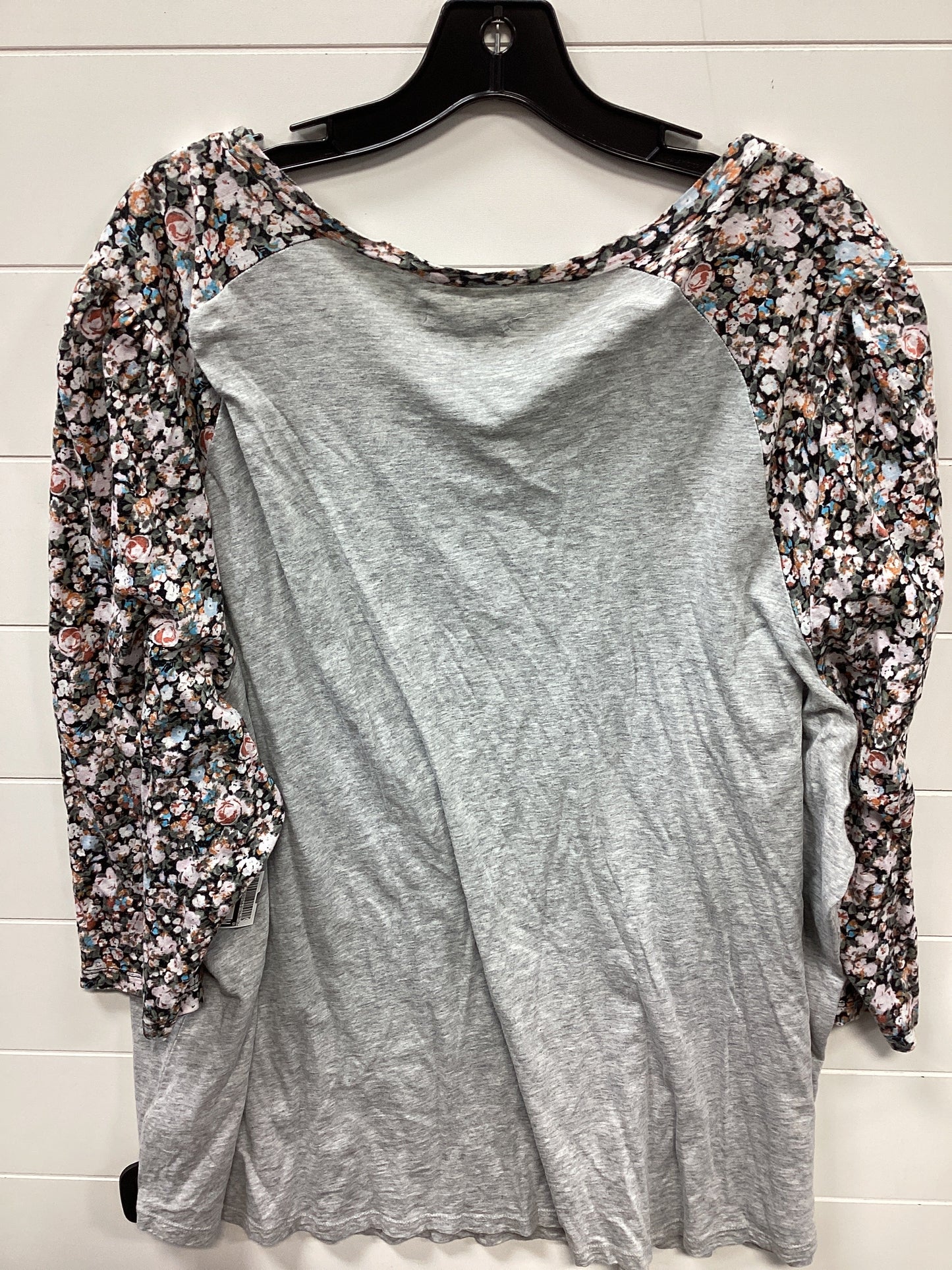 Top Ls By Maurices In Grey, Size:4X