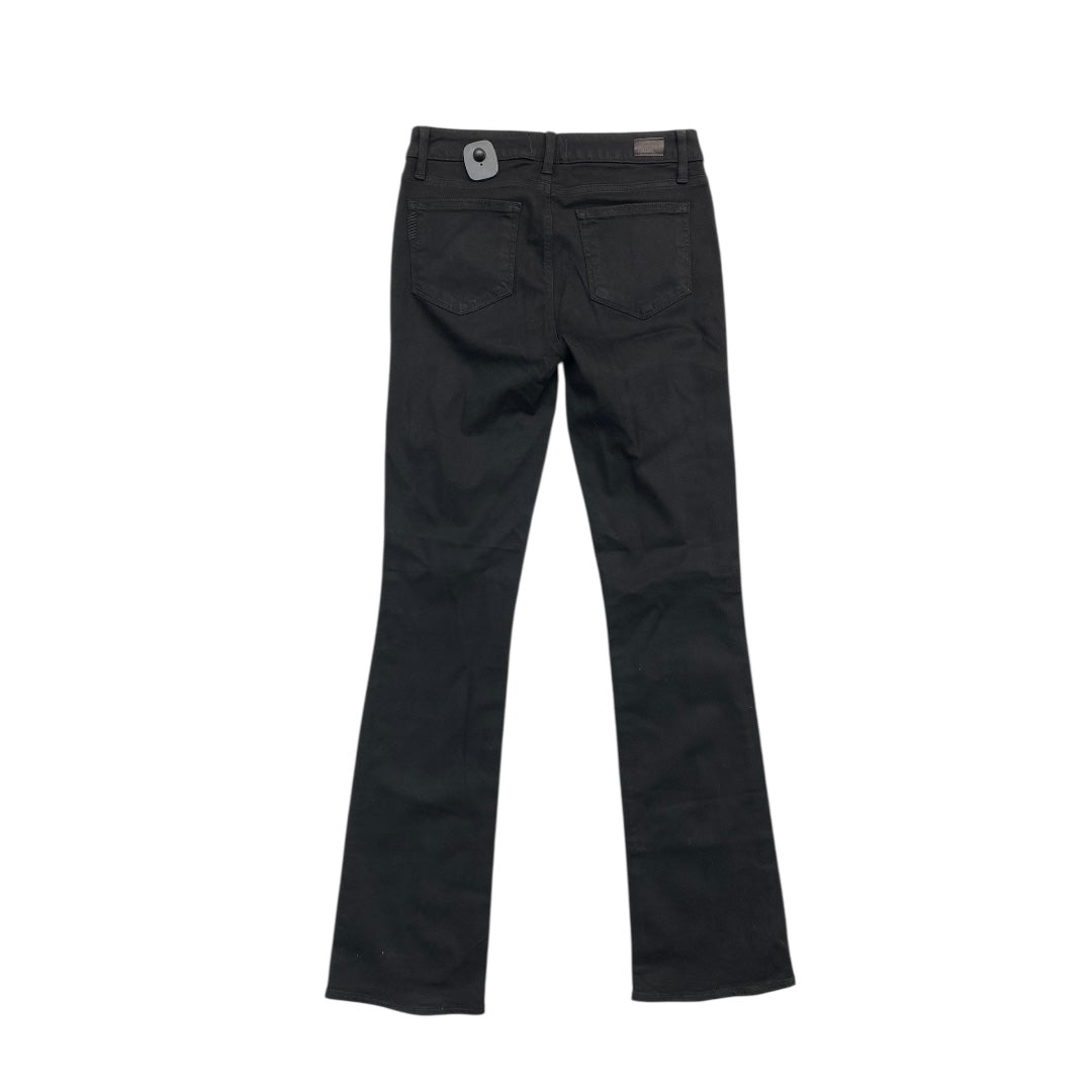 Jeans Flared By Paige In Black Denim, Size:6