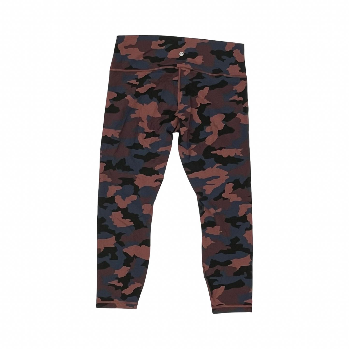 Athletic Leggings Capris By Lululemon In Camouflage Print, Size:Xl
