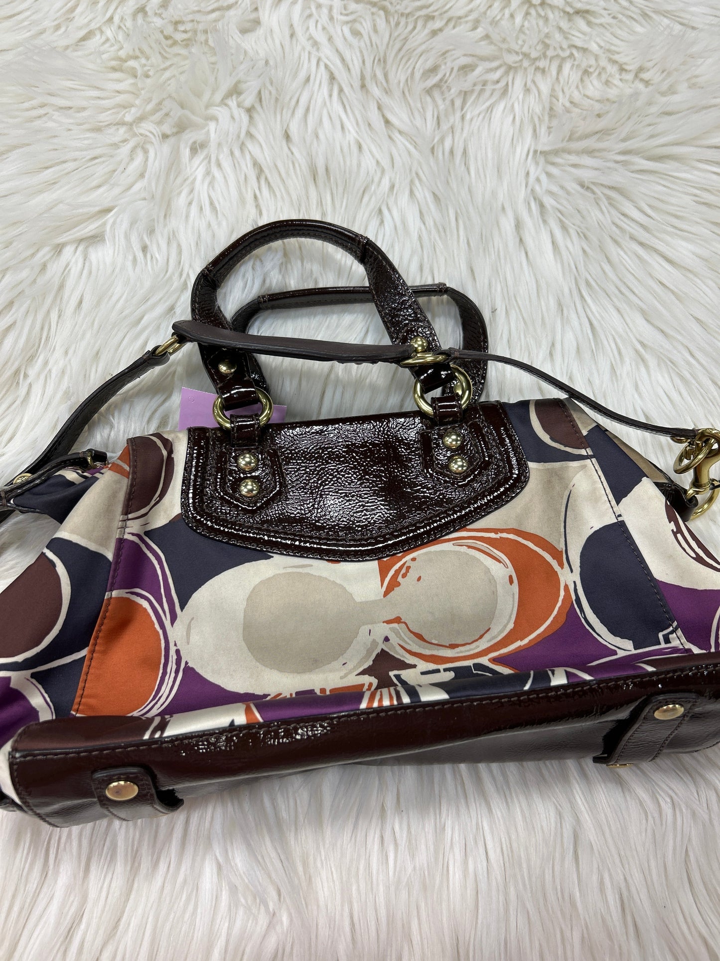 Handbag Designer By Coach In Multi, Size:Medium