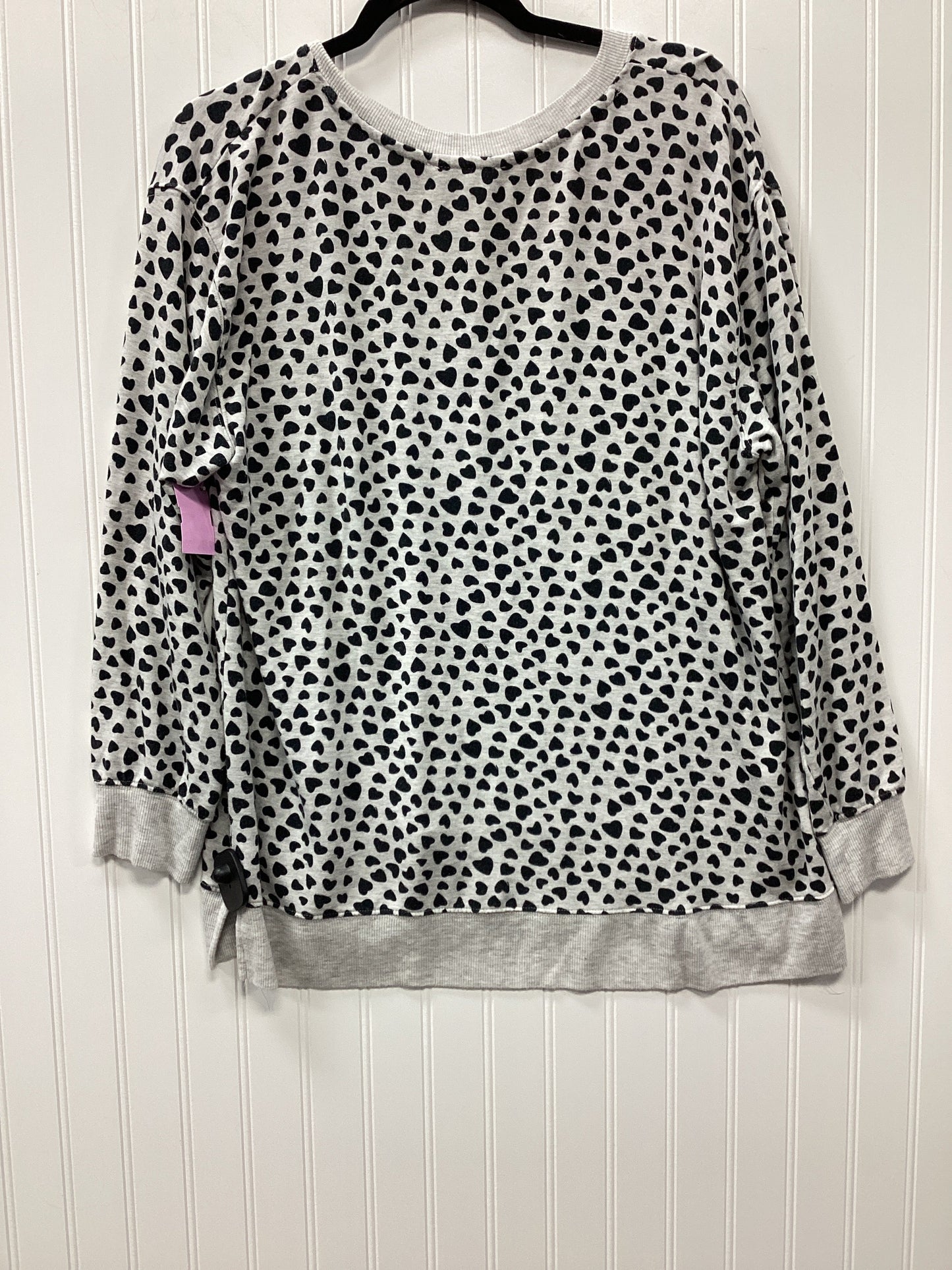 Top Ls By Workshop In Grey, Size:1X