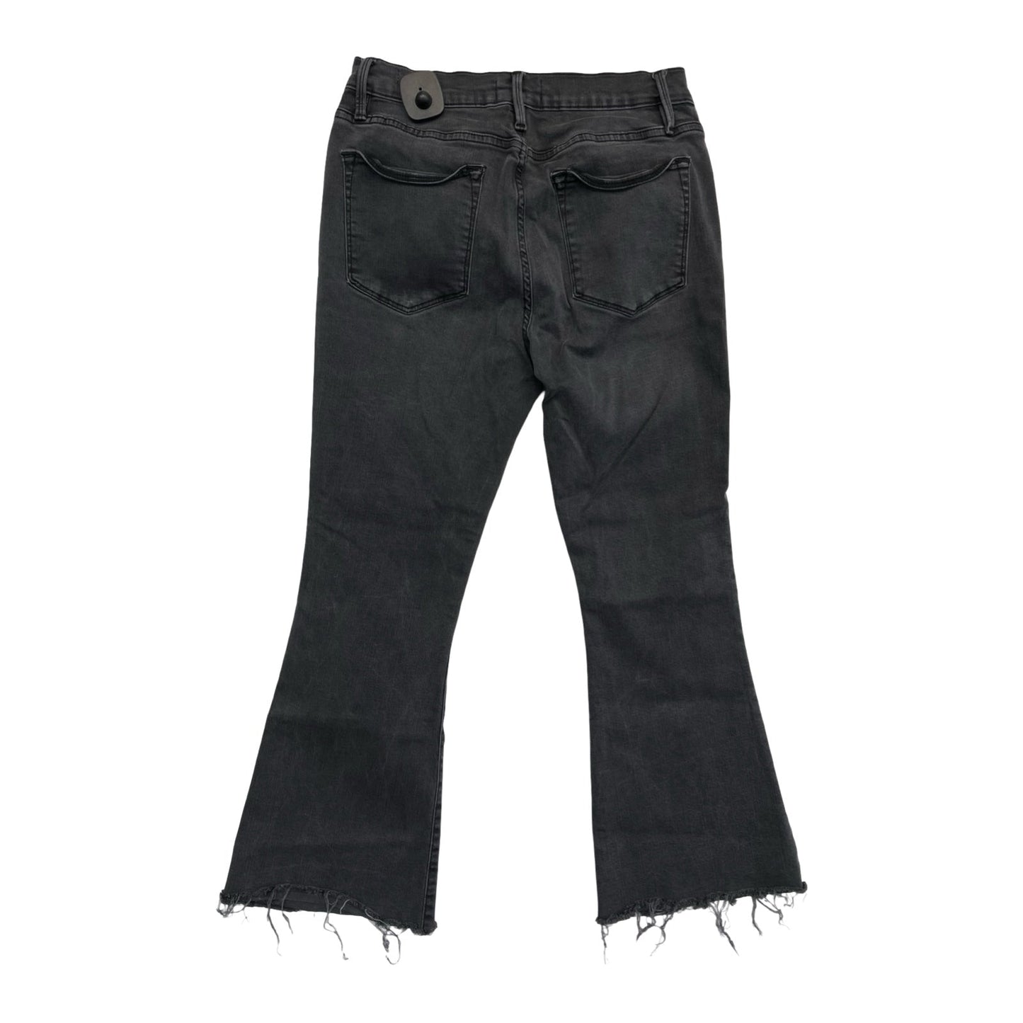 Jeans Boot Cut By Frame In Black Denim, Size:10