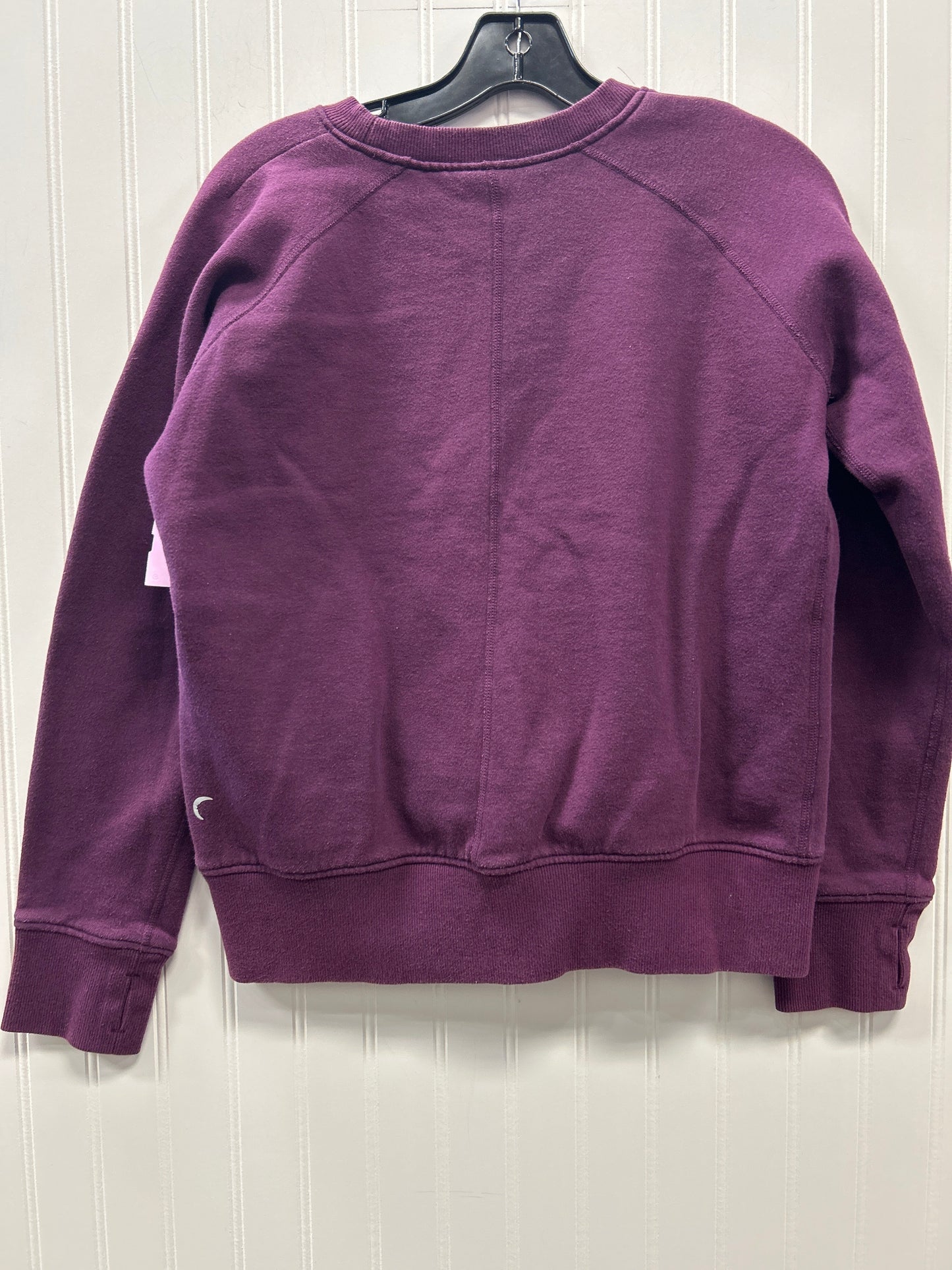 Athletic Sweatshirt Crewneck By Zyia In Purple, Size:M