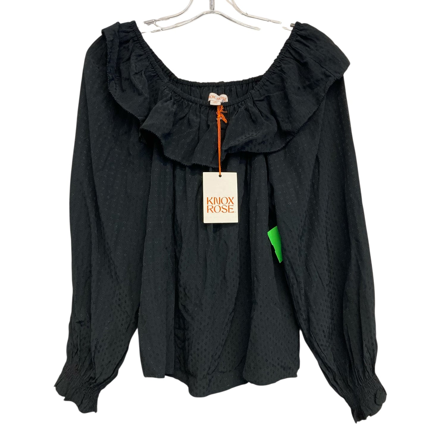 Top Ls By Knox Rose In Black, Size:Xs