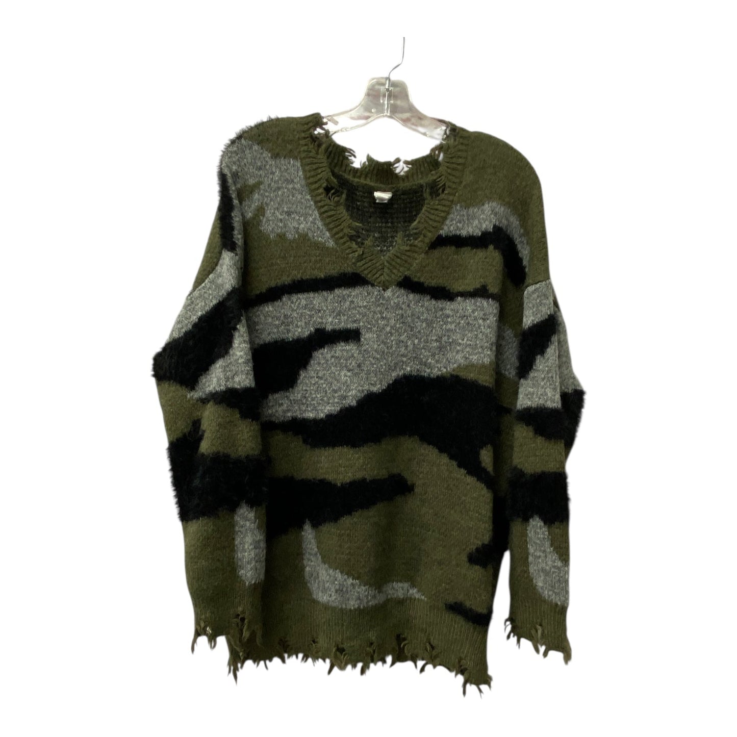 Sweater By Cme In Black & Green, Size:M