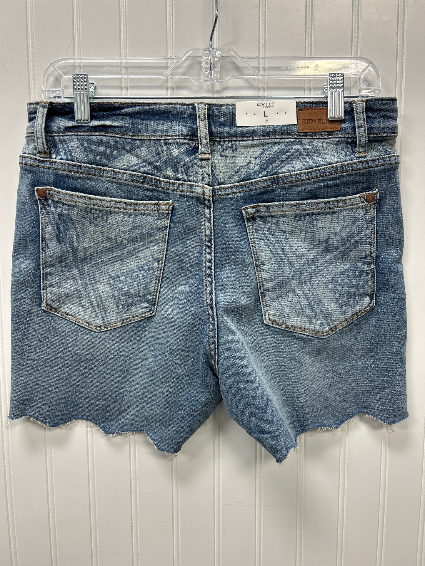 Shorts By Judy Blue In Blue Denim, Size:L