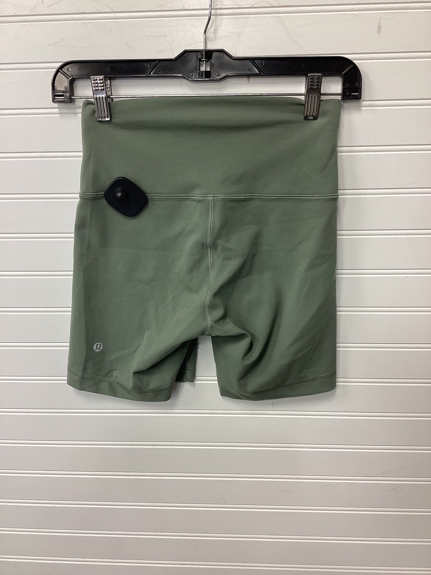 Athletic Shorts By Lululemon In Green, Size:6