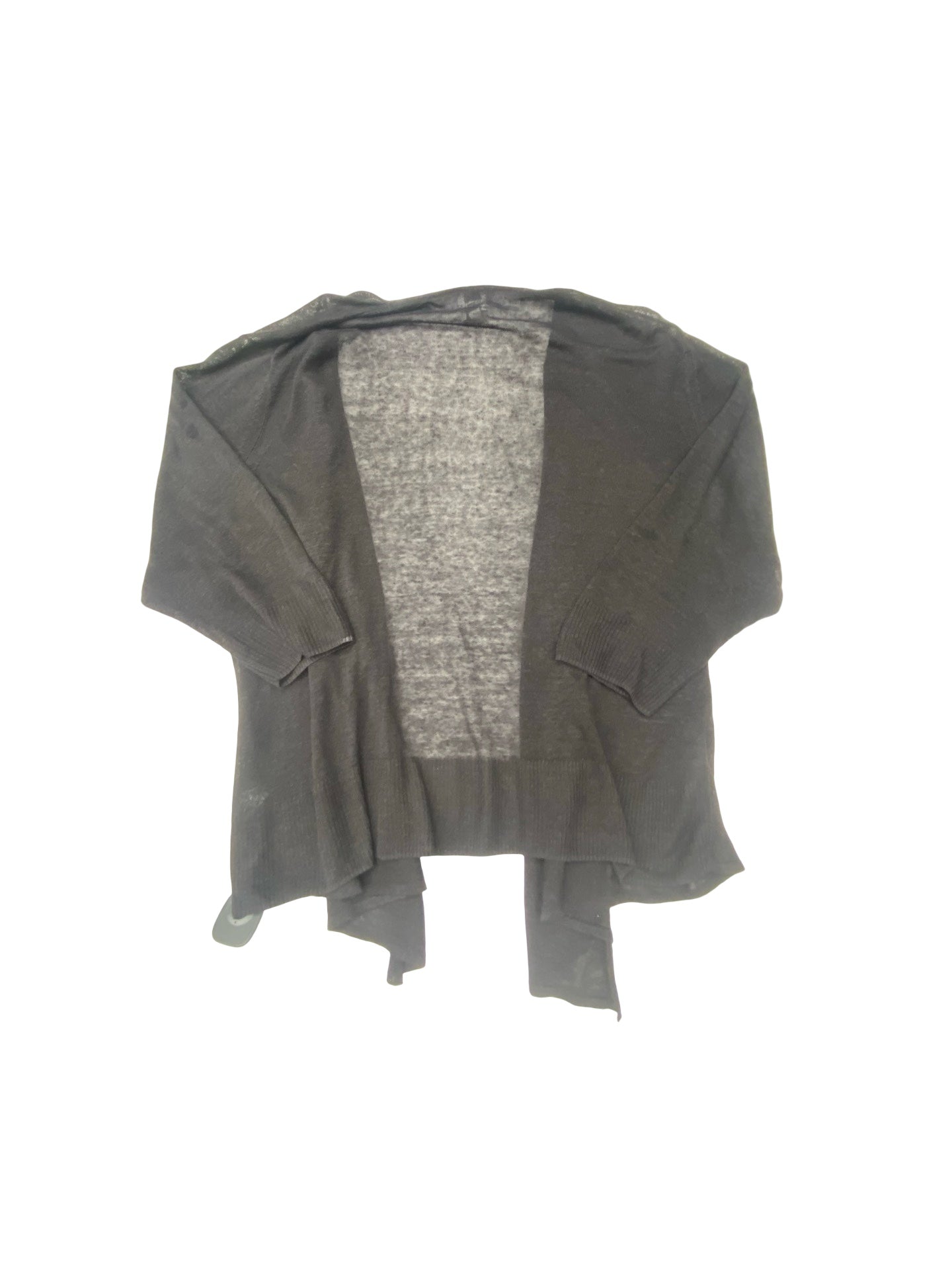 Sweater Cardigan By Nic + Zoe In Black, Size:1X