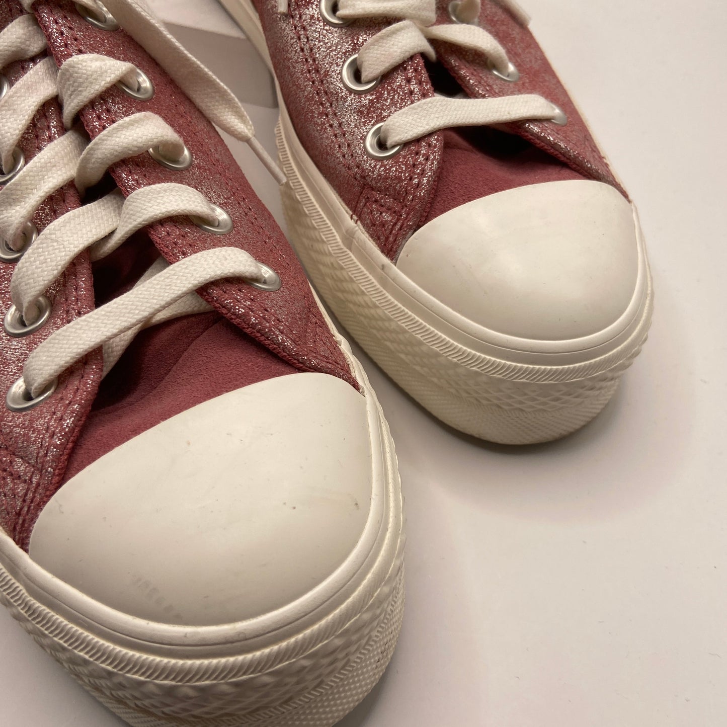 Shoes Sneakers Platform By Converse In Pink, Size: 10